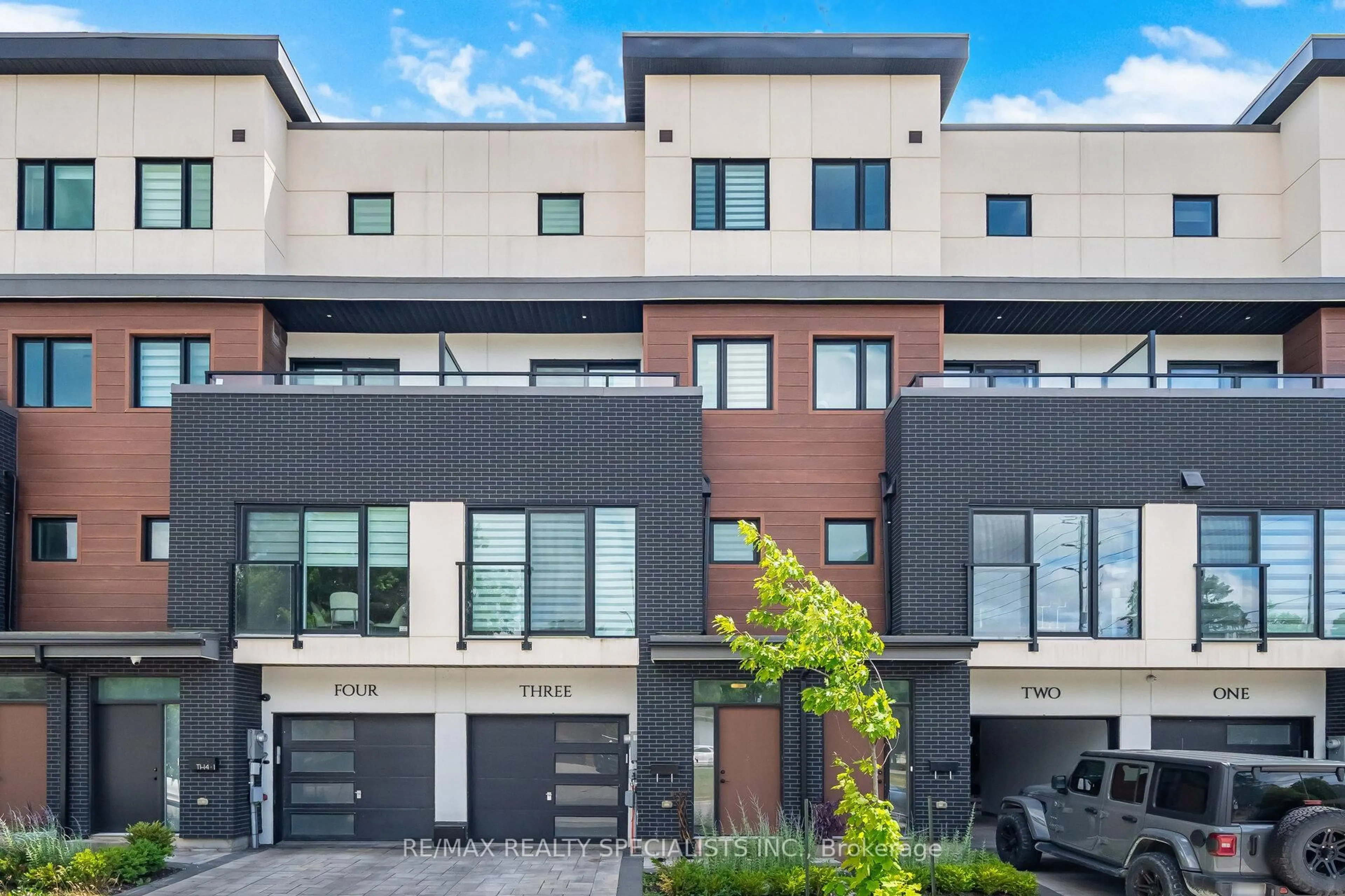 Home with brick exterior material, street for 1 Hartman Ave #Unit 3, Vaughan Ontario L4L 1R6