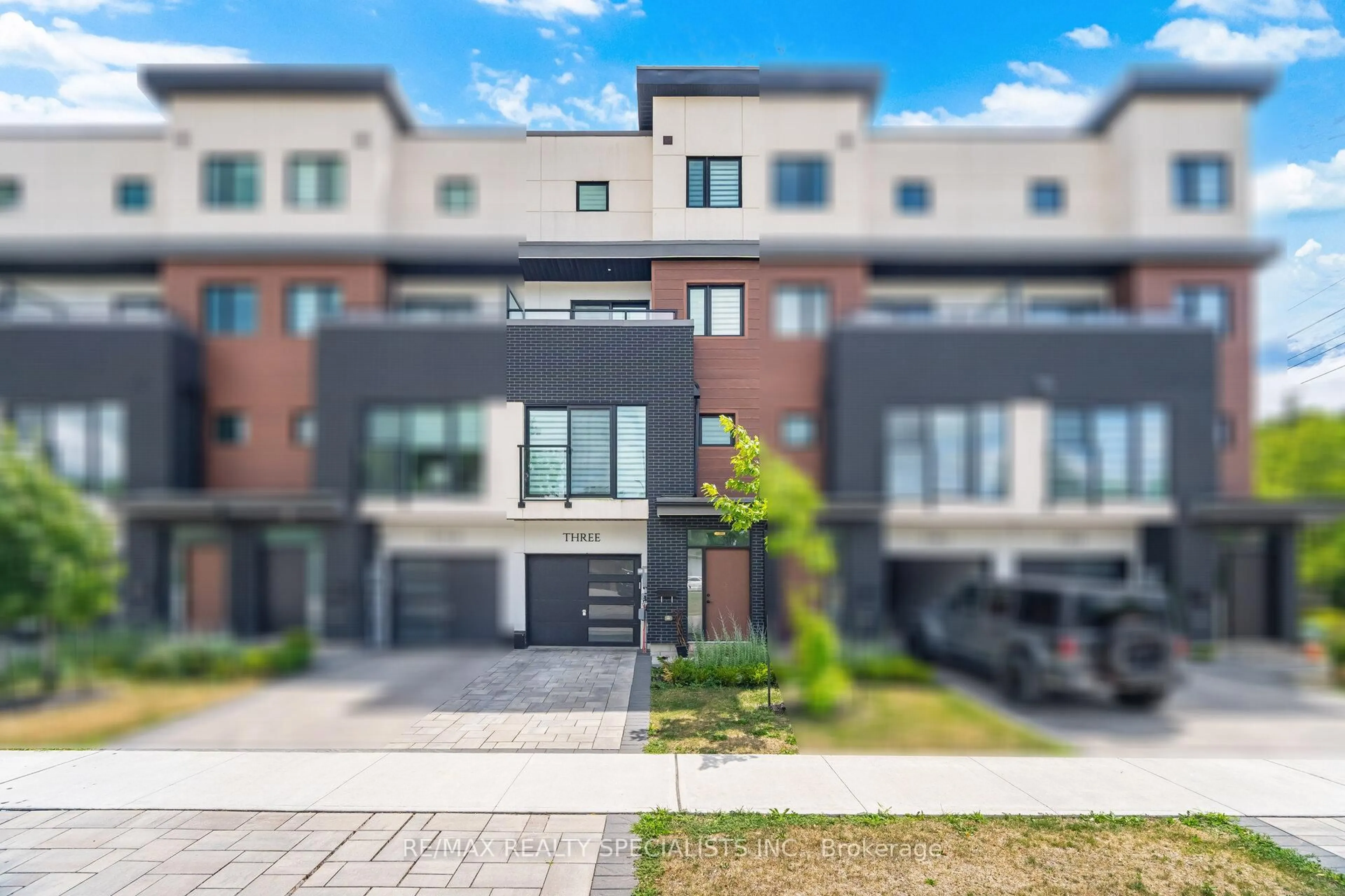 Home with brick exterior material, street for 1 Hartman Ave #Unit 3, Vaughan Ontario L4L 1R6