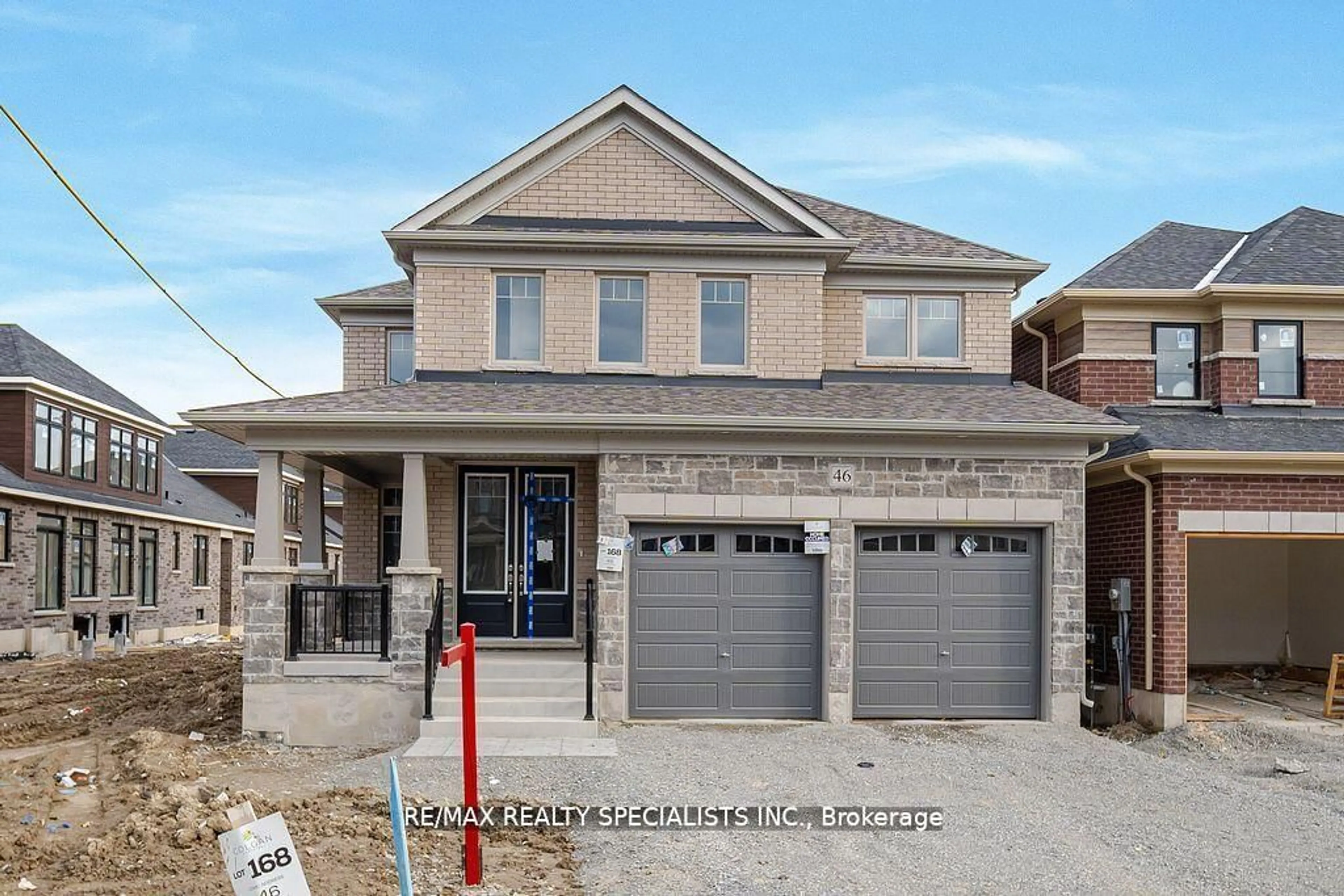 Home with brick exterior material, street for 46 Sparrow Way, Adjala-Tosorontio Ontario L0G 1W0