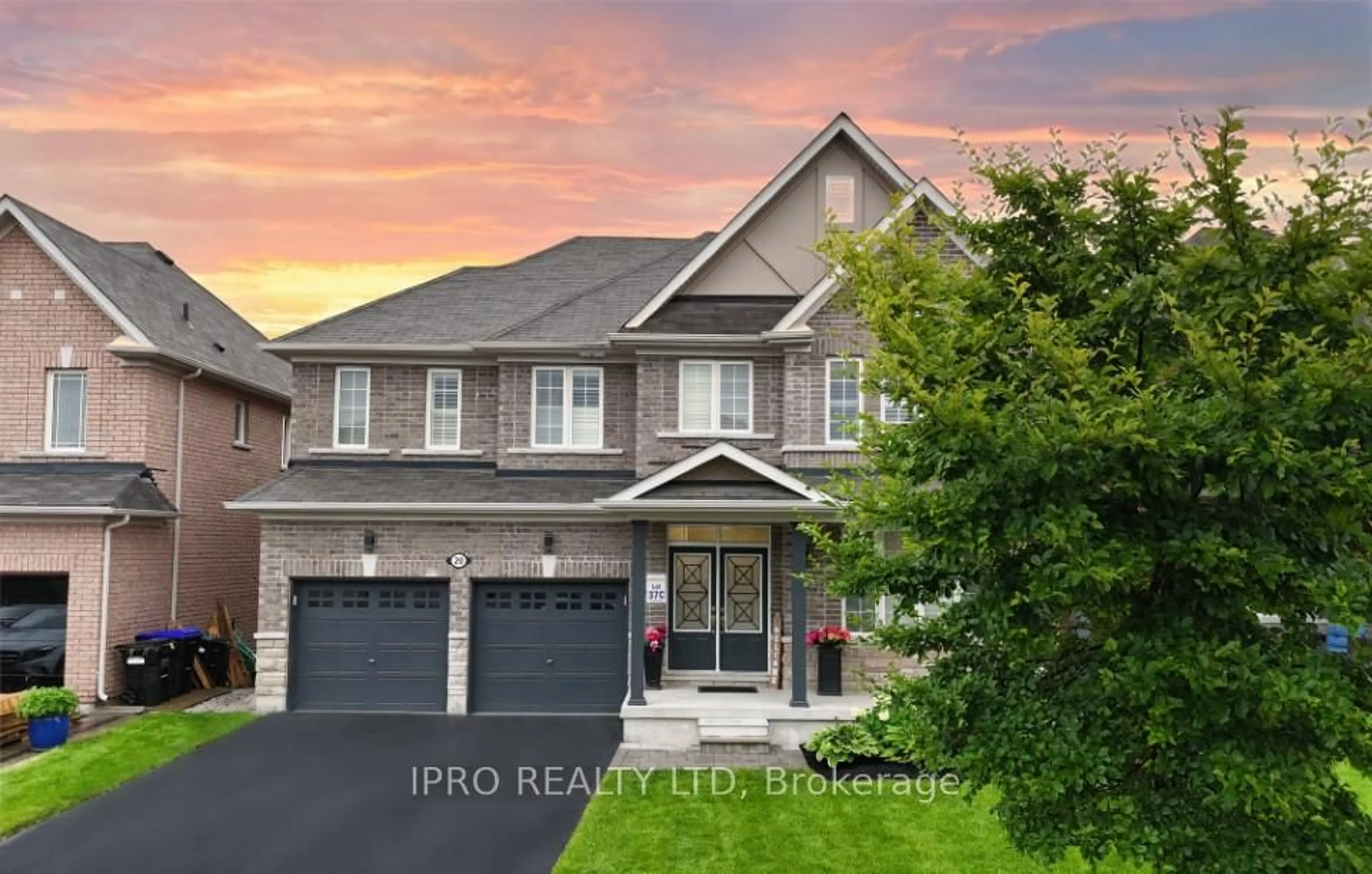 Home with brick exterior material, street for 20 Roy Rd, New Tecumseth Ontario L0G 1W0