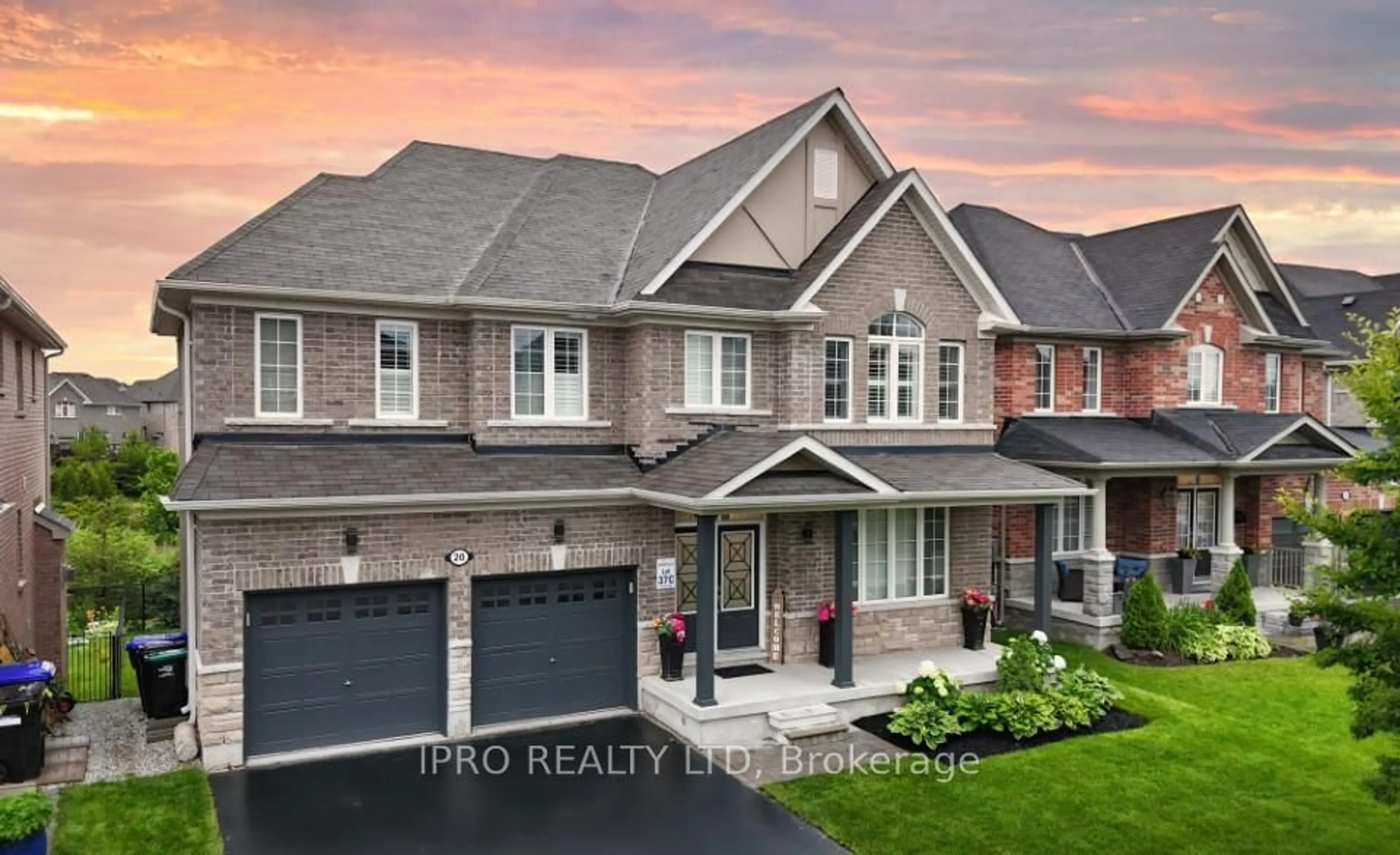 Home with brick exterior material, street for 20 Roy Rd, New Tecumseth Ontario L0G 1W0