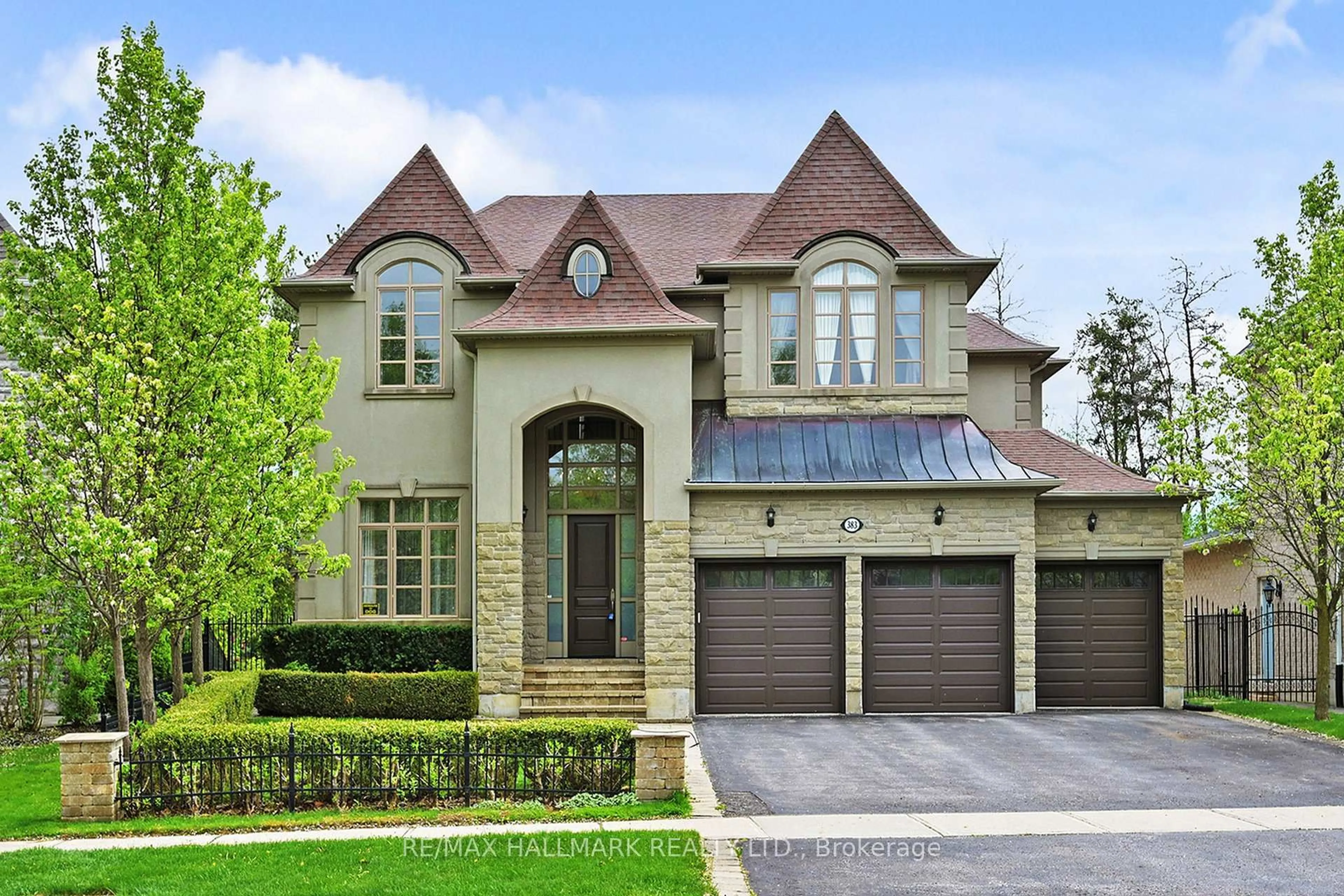 Home with brick exterior material, street for 383 Paradelle Dr, Richmond Hill Ontario L4E 4R8