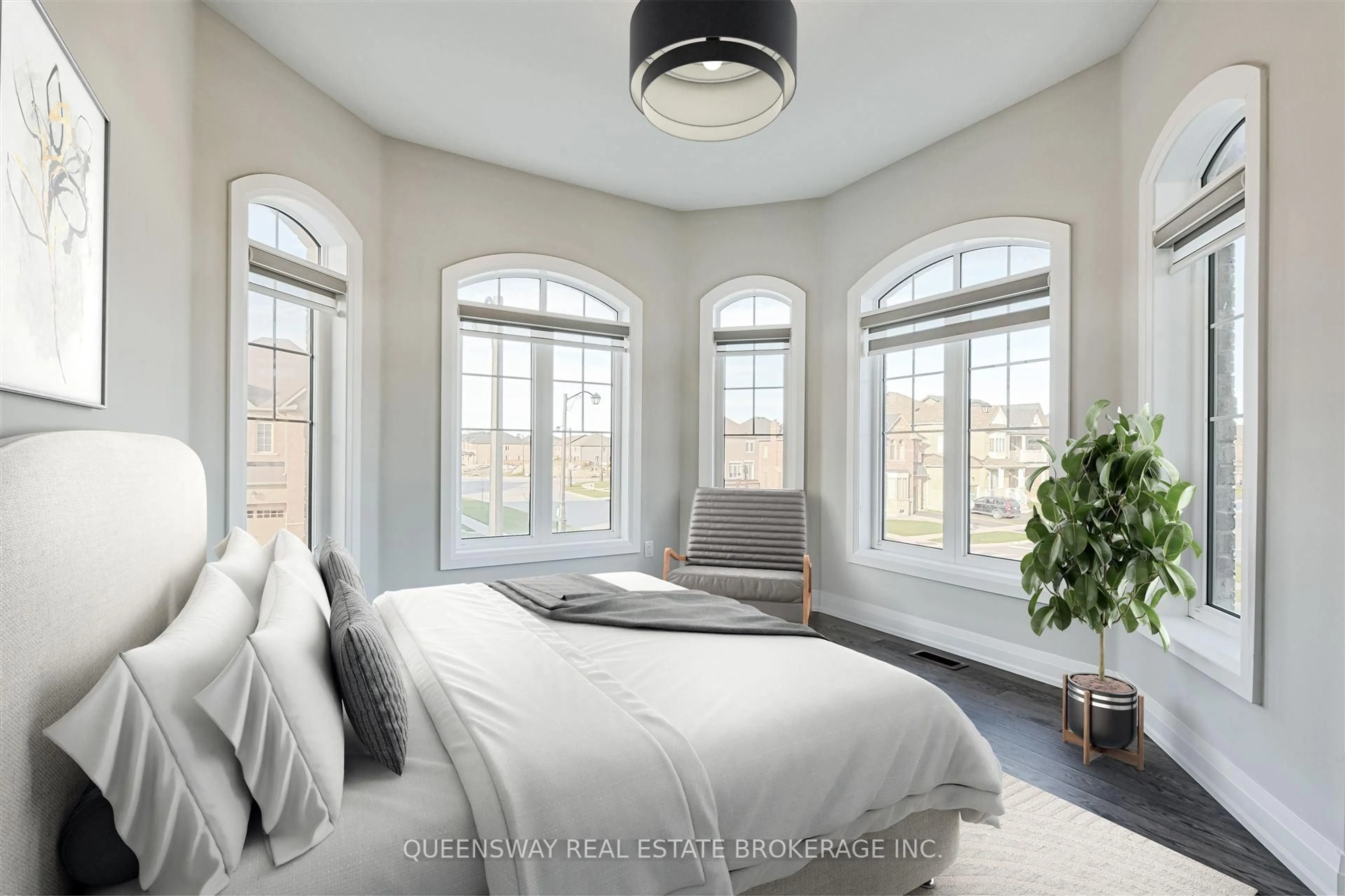 Bedroom with bed, unknown for 2 Boone Cres, Vaughan Ontario L4H 4T7