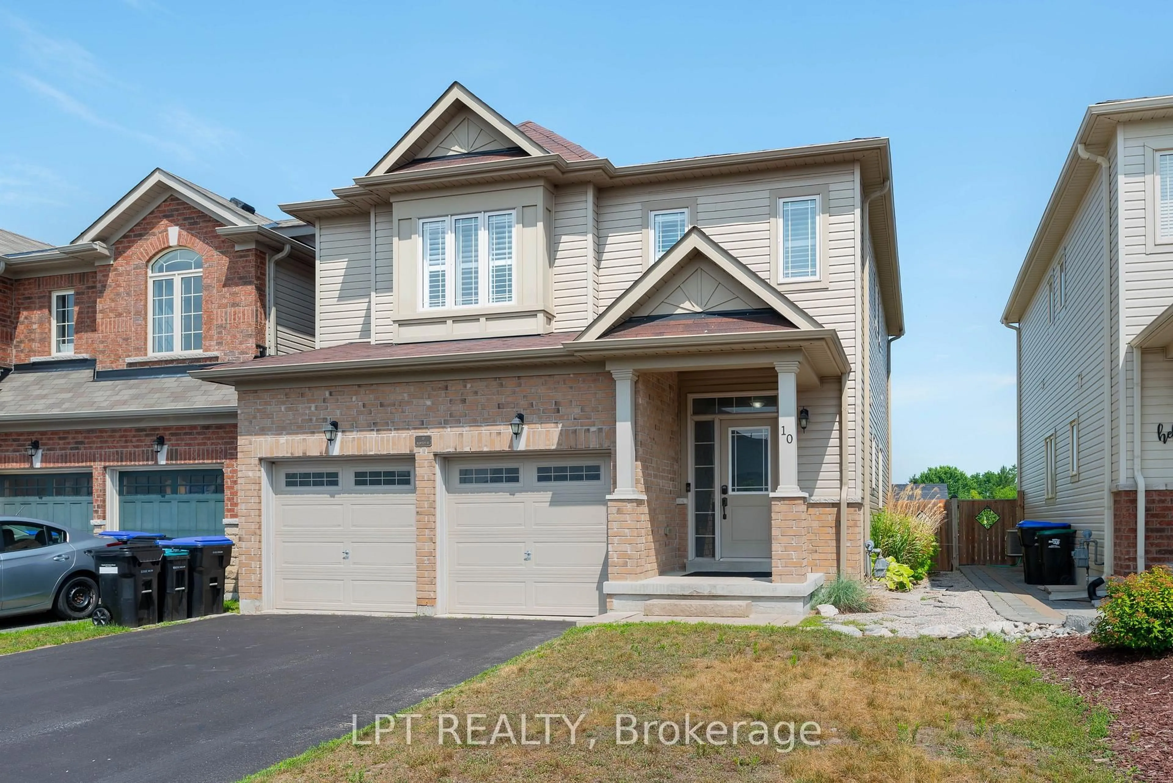 Home with brick exterior material, street for 10 Mandley St, Essa Ontario L3W 0B6