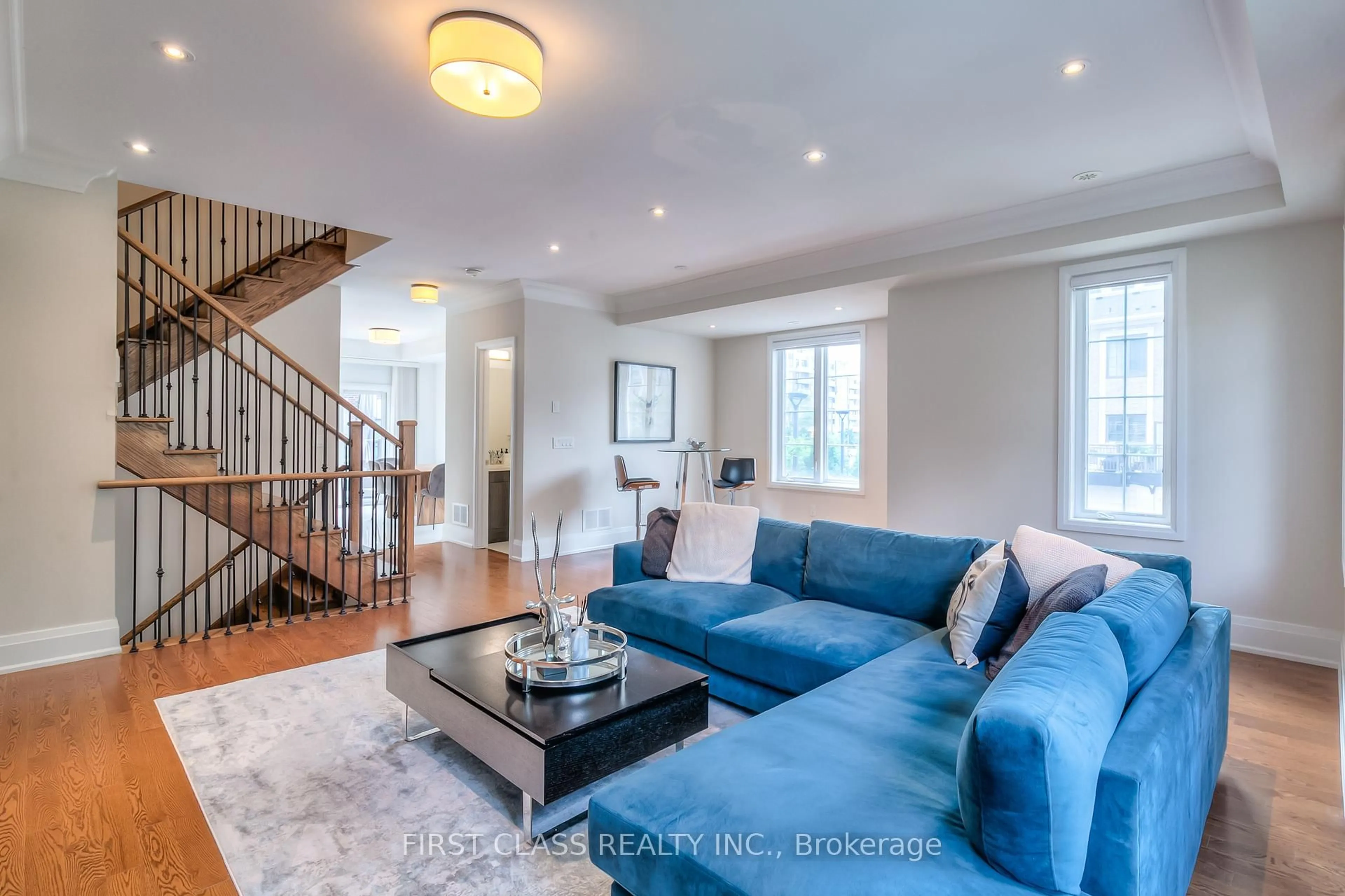 Living room with furniture, unknown for 22 American Elm Way, Markham Ontario L3R 5R8