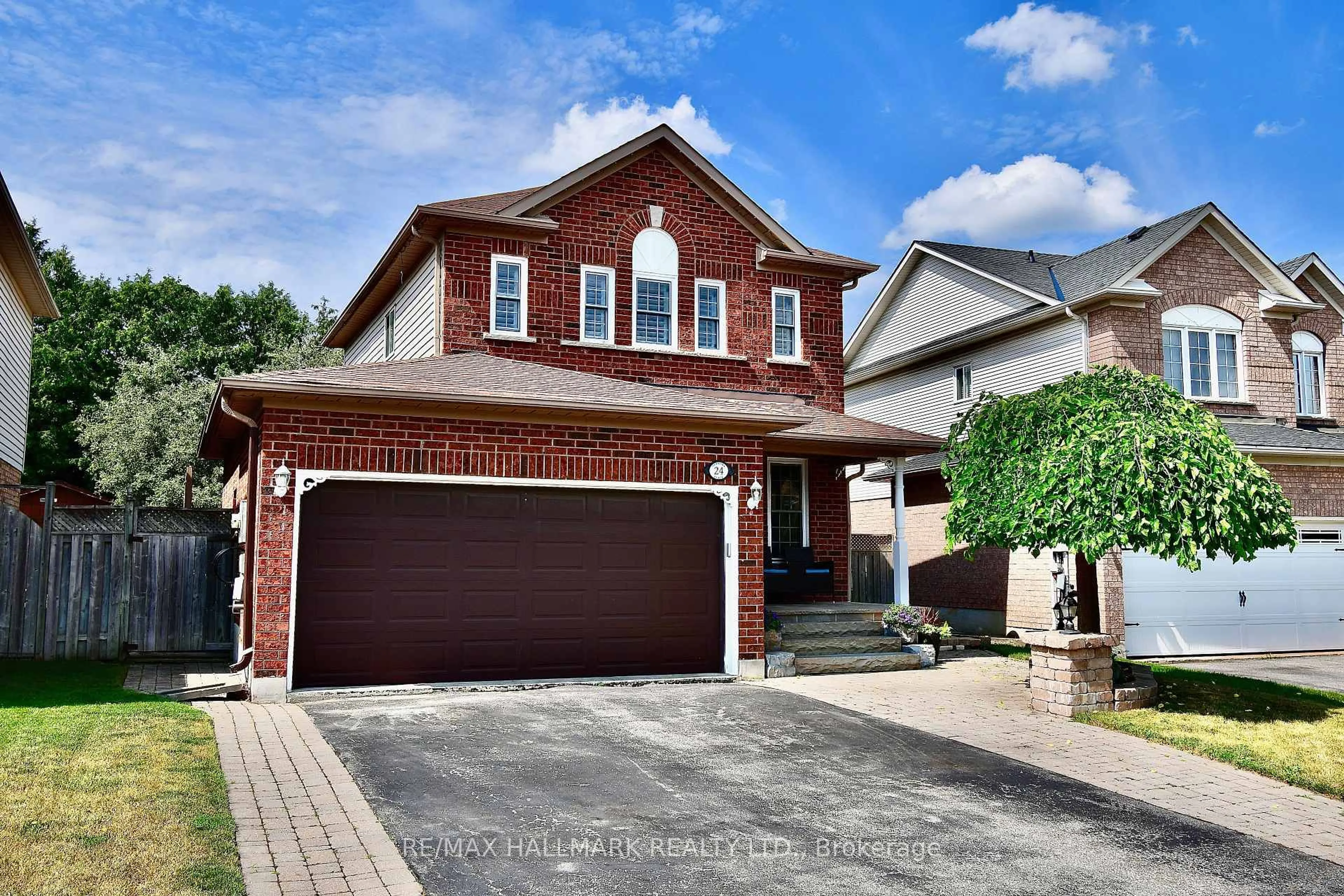 Home with brick exterior material, street for 24 Glenora Pl, Georgina Ontario L4P 3Y7