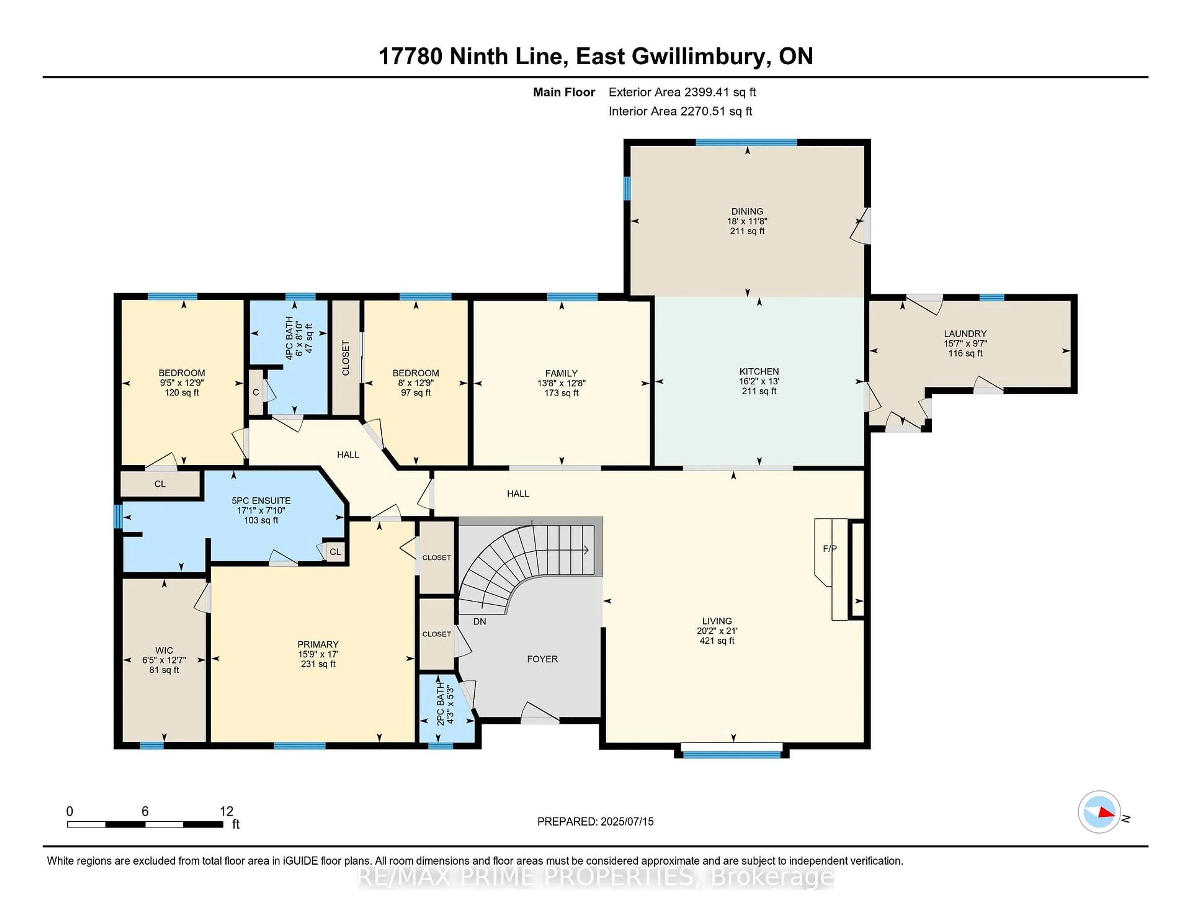 Floor plan for 17780 Ninth Line, East Gwillimbury Ontario L0G 1M0