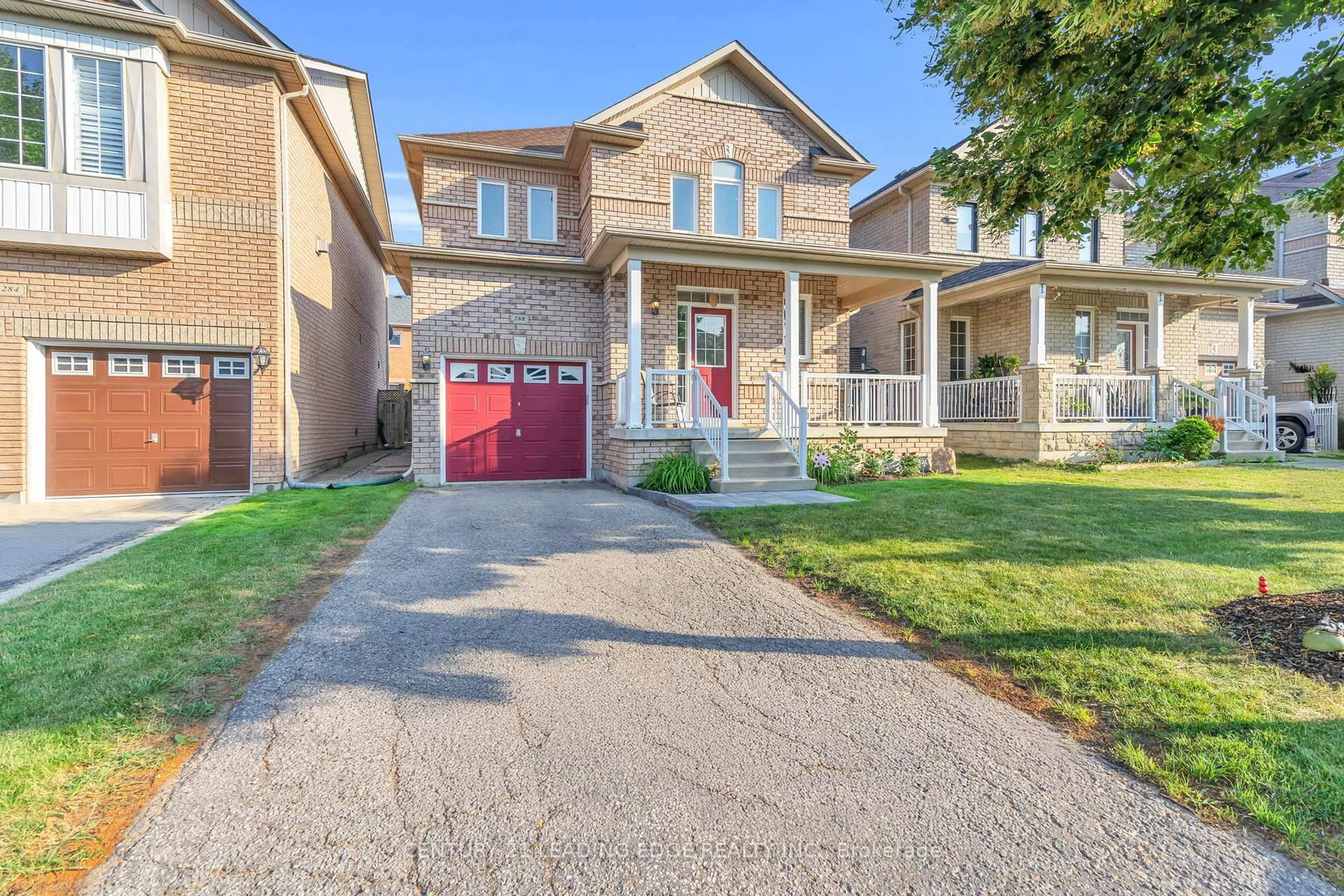Home with brick exterior material, street for 288 Kirkvalley Cres, Aurora Ontario L4G 7S2