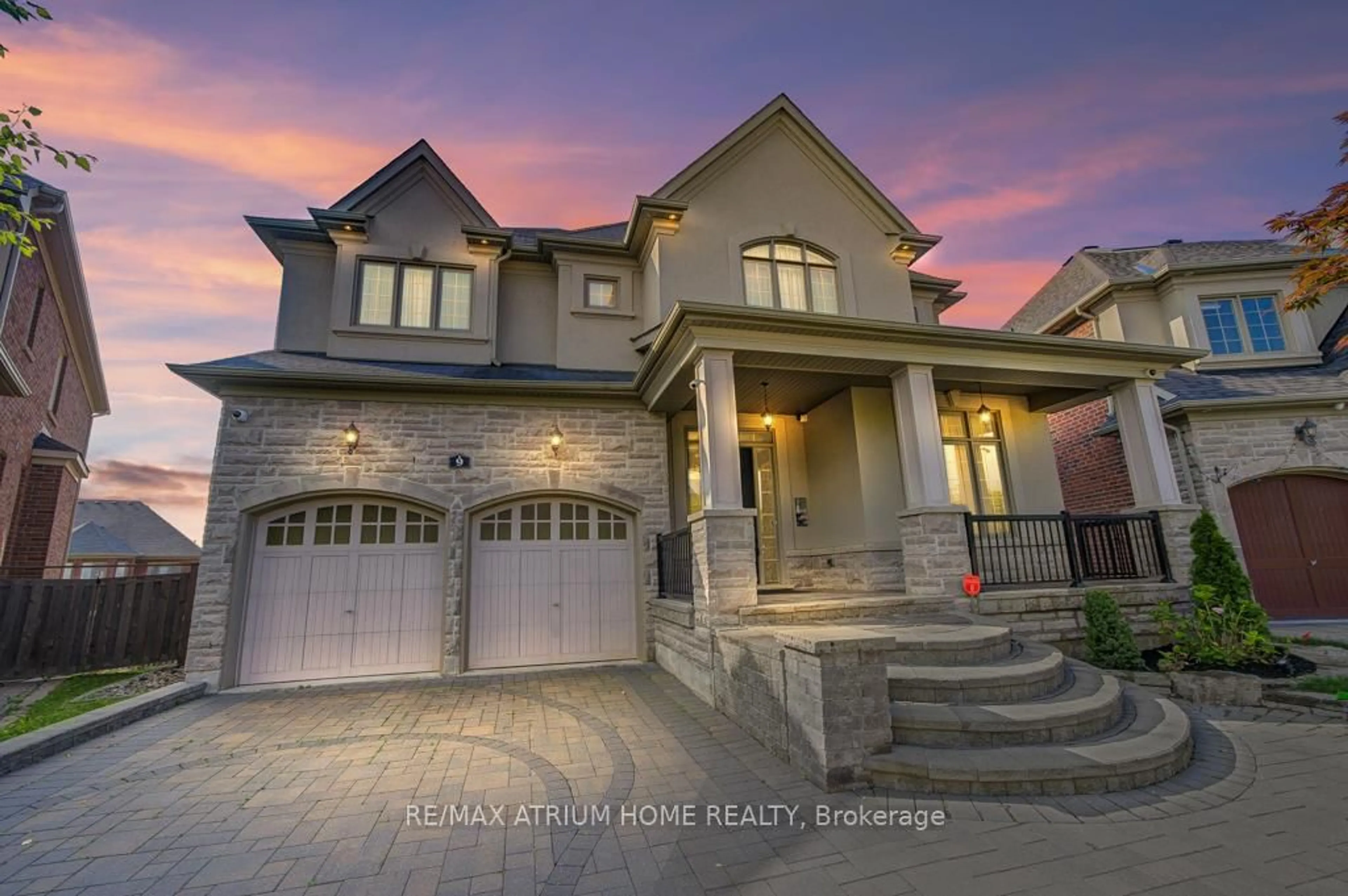 Home with brick exterior material, street for 9 Berkshire Cres, Markham Ontario L6L 1K4