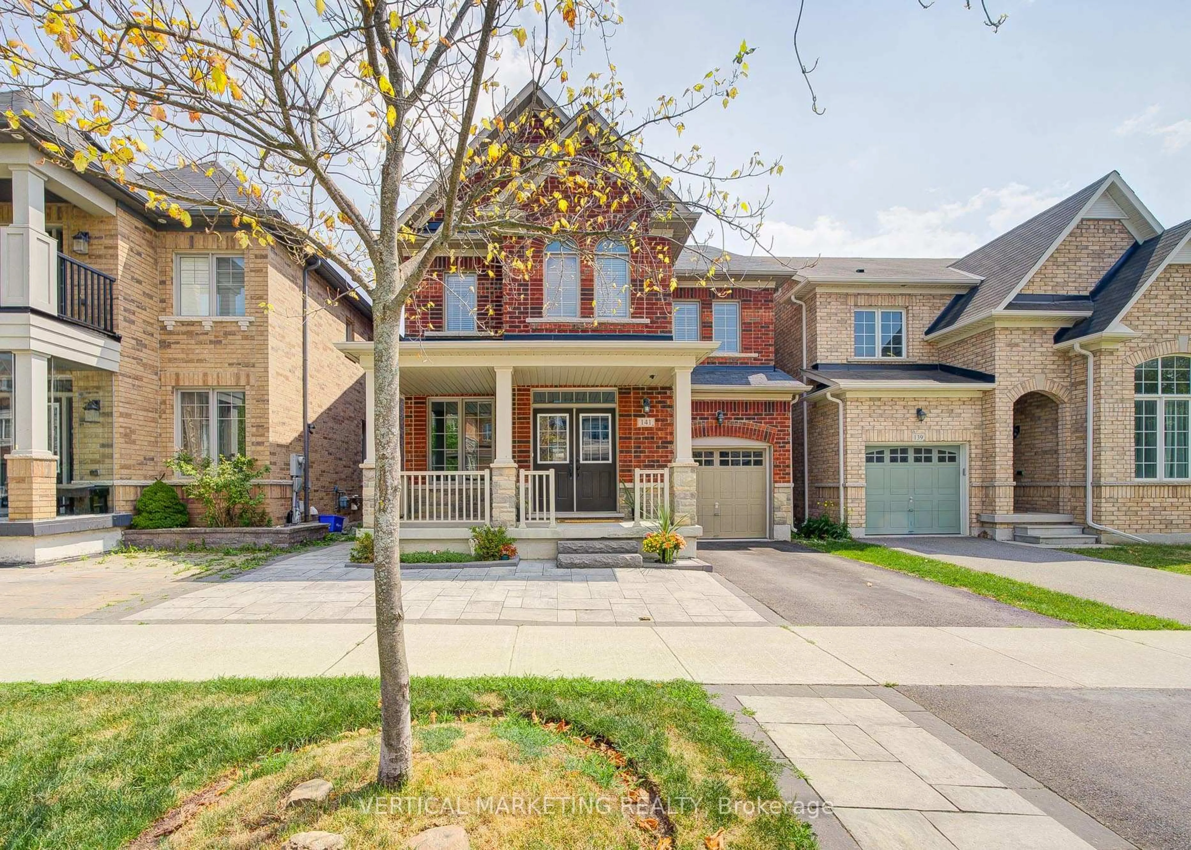 Home with brick exterior material, street for 141 Beckett Ave, Markham Ontario L6C 0B2