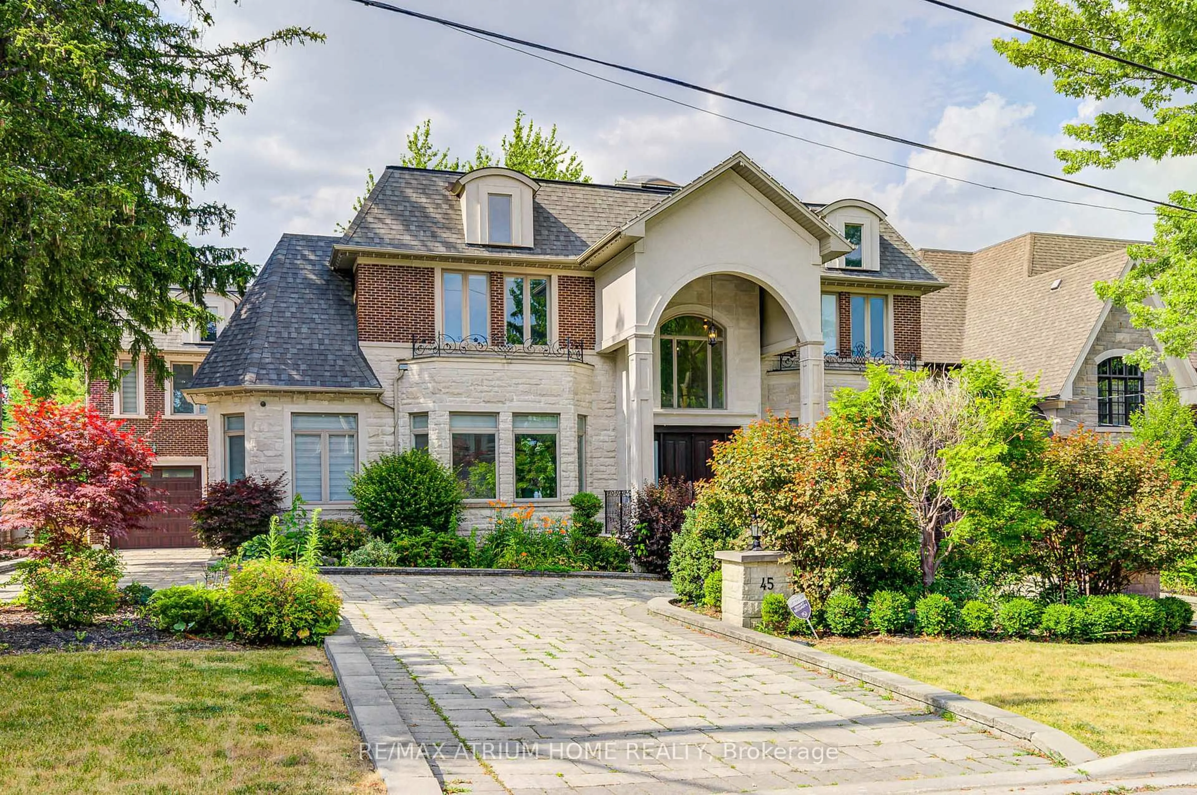Home with brick exterior material, street for 45 Boyle Dr, Richmond Hill Ontario L4C 6C8