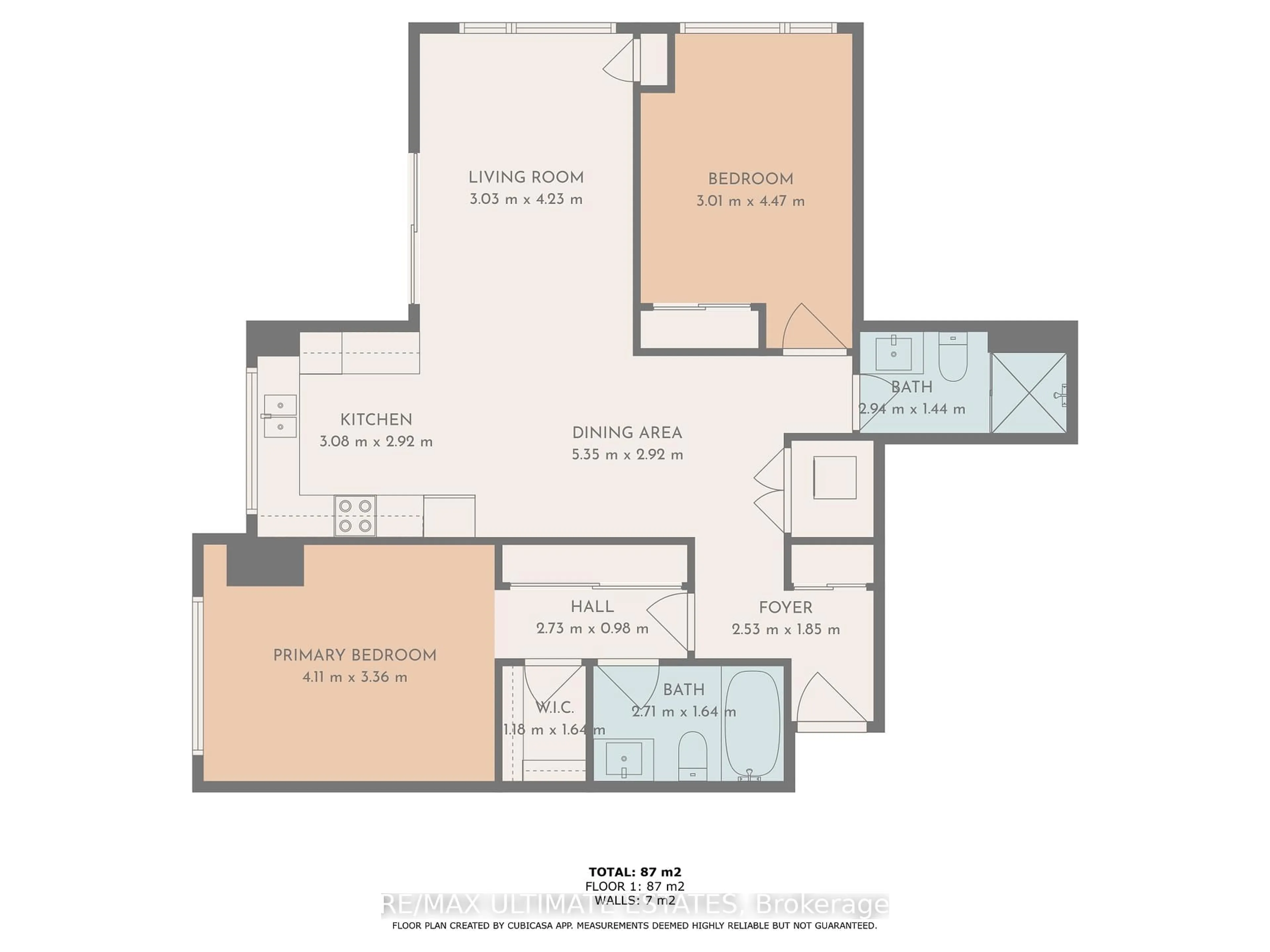Floor plan for 233 South Park Rd #1211, Markham Ontario L3T 0B3