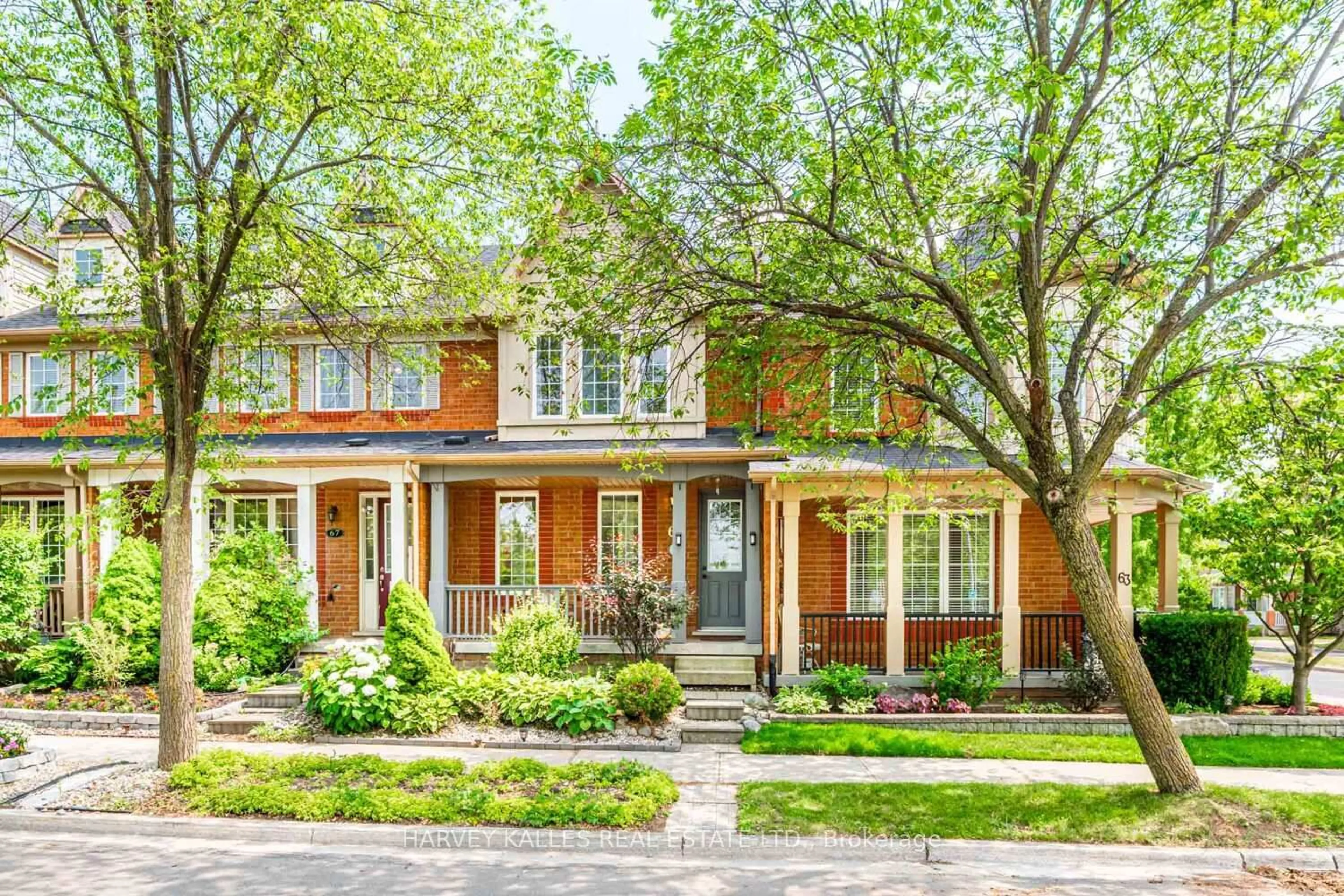 Home with brick exterior material, street for 65 White's Hill Ave, Markham Ontario L6B 1C2