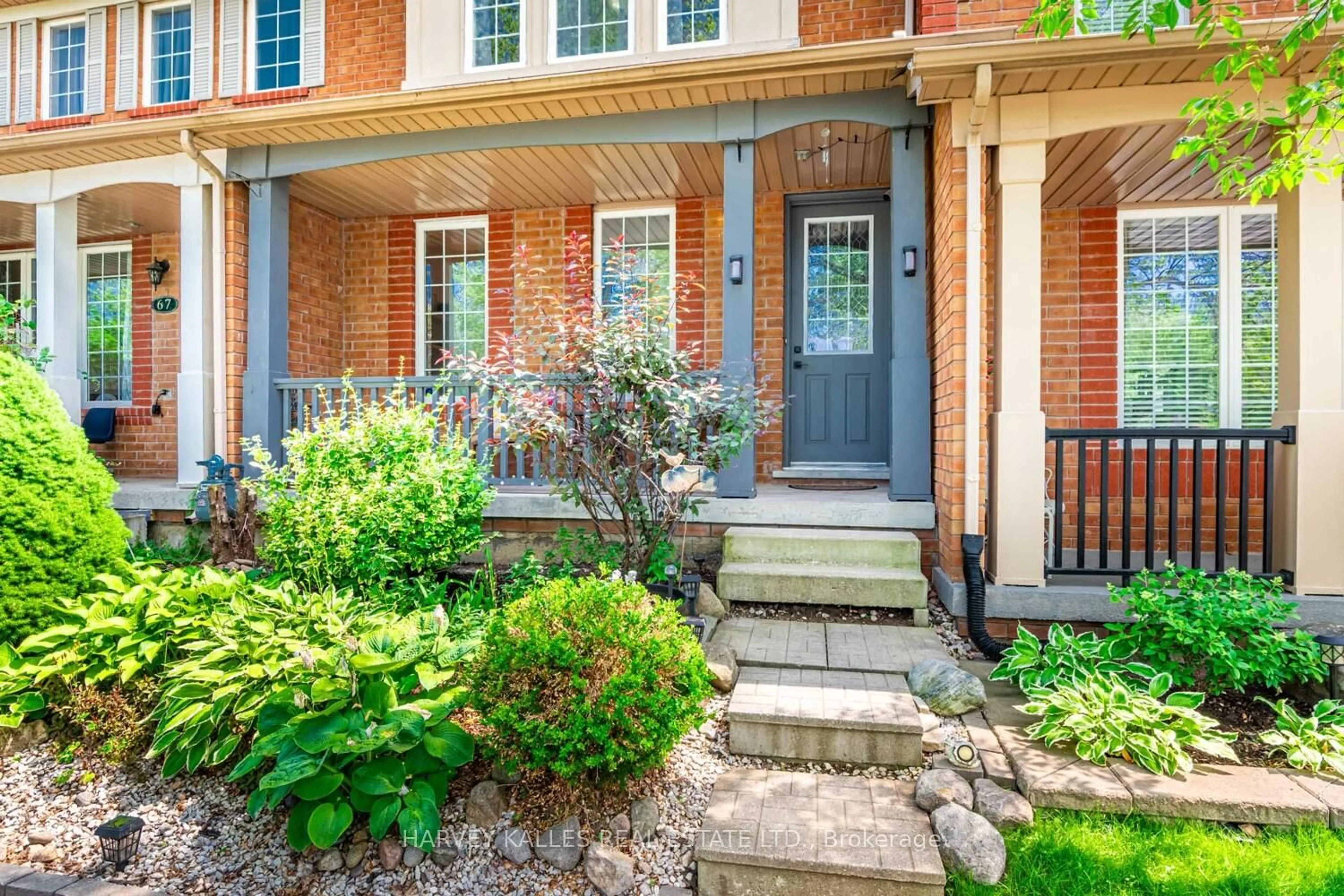 Home with brick exterior material, street for 65 White's Hill Ave, Markham Ontario L6B 1C2