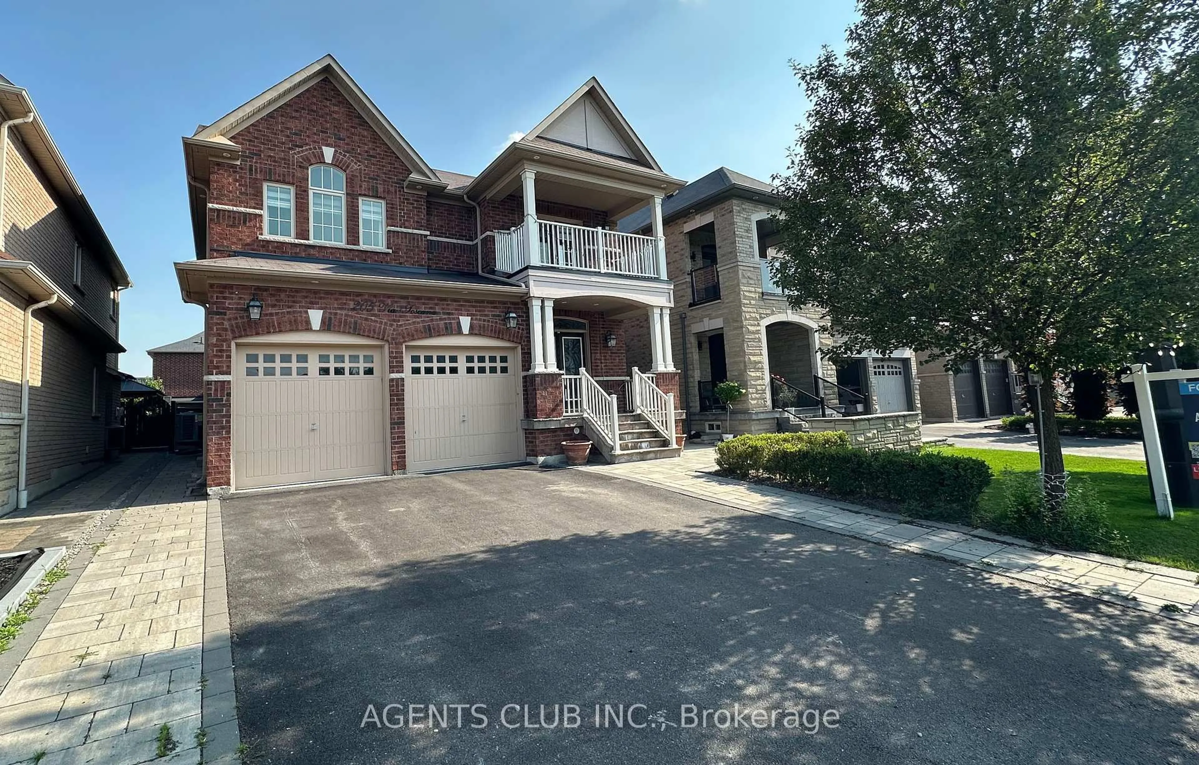 Home with brick exterior material, street for 205 Via Toscana, Vaughan Ontario L4H 0Z1