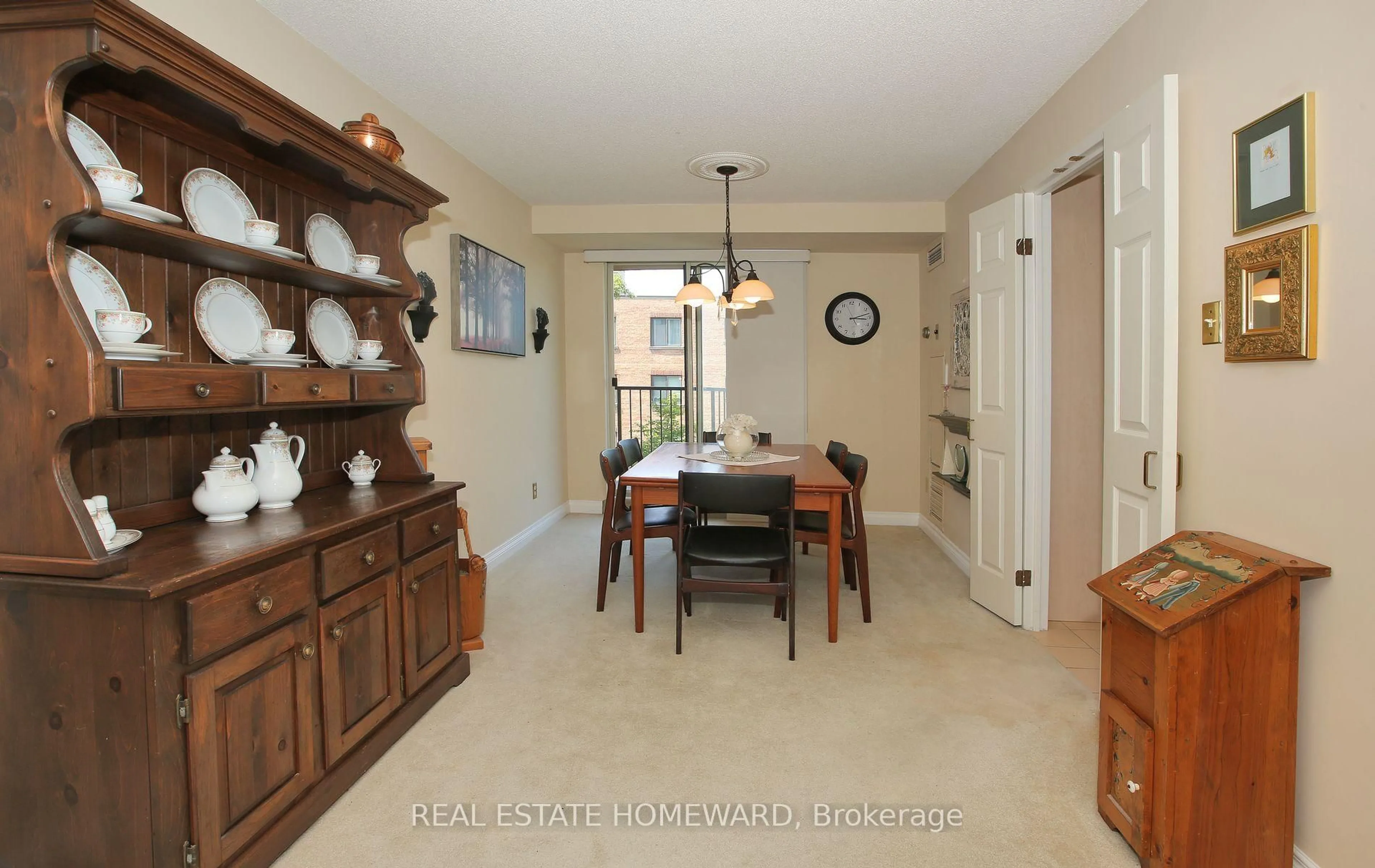 Dining room, ceramic/tile floor for 2 Raymerville Dr #605, Markham Ontario L3P 7N7