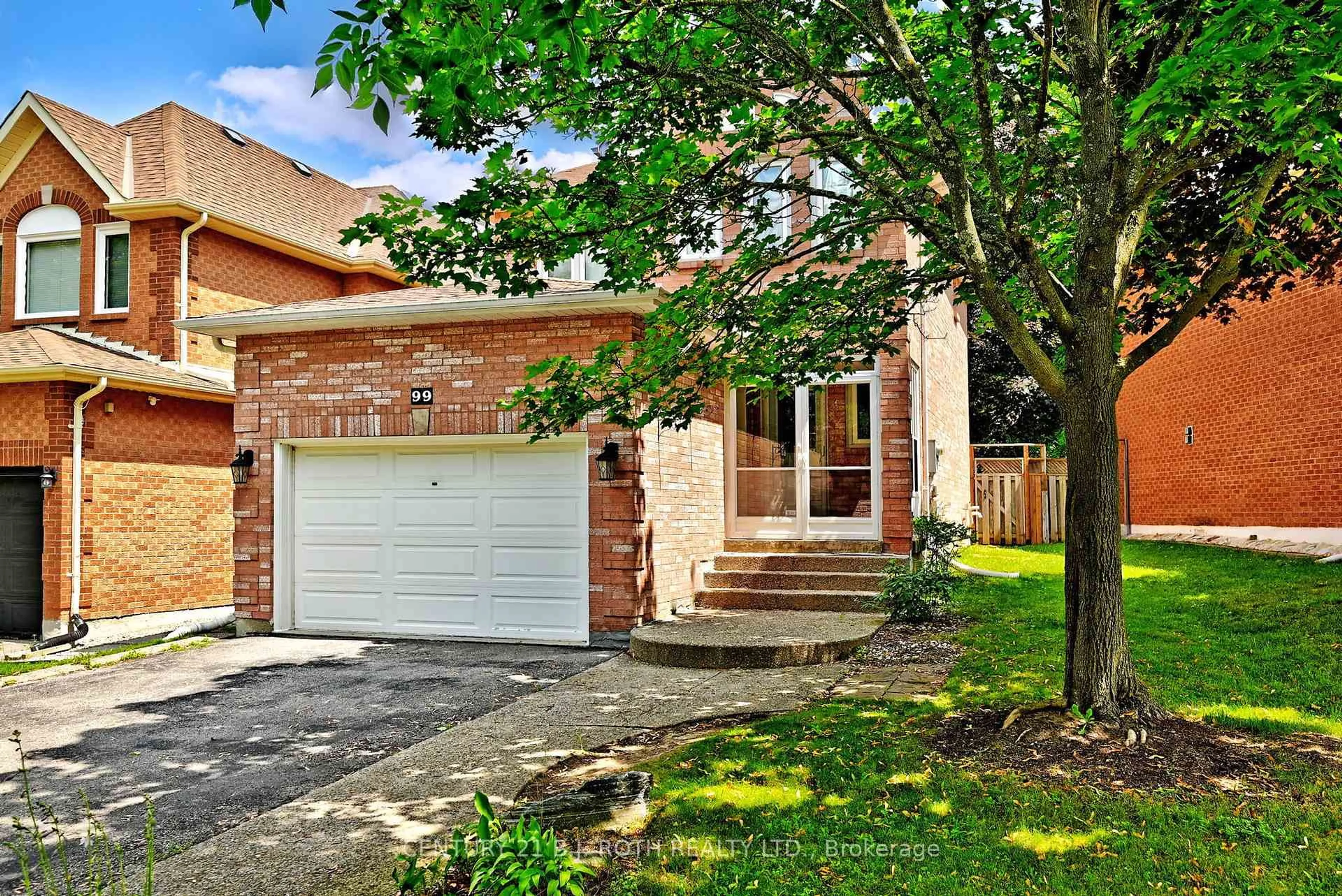 Home with brick exterior material, street for 99 Sandfield Dr, Aurora Ontario L4G 6R7