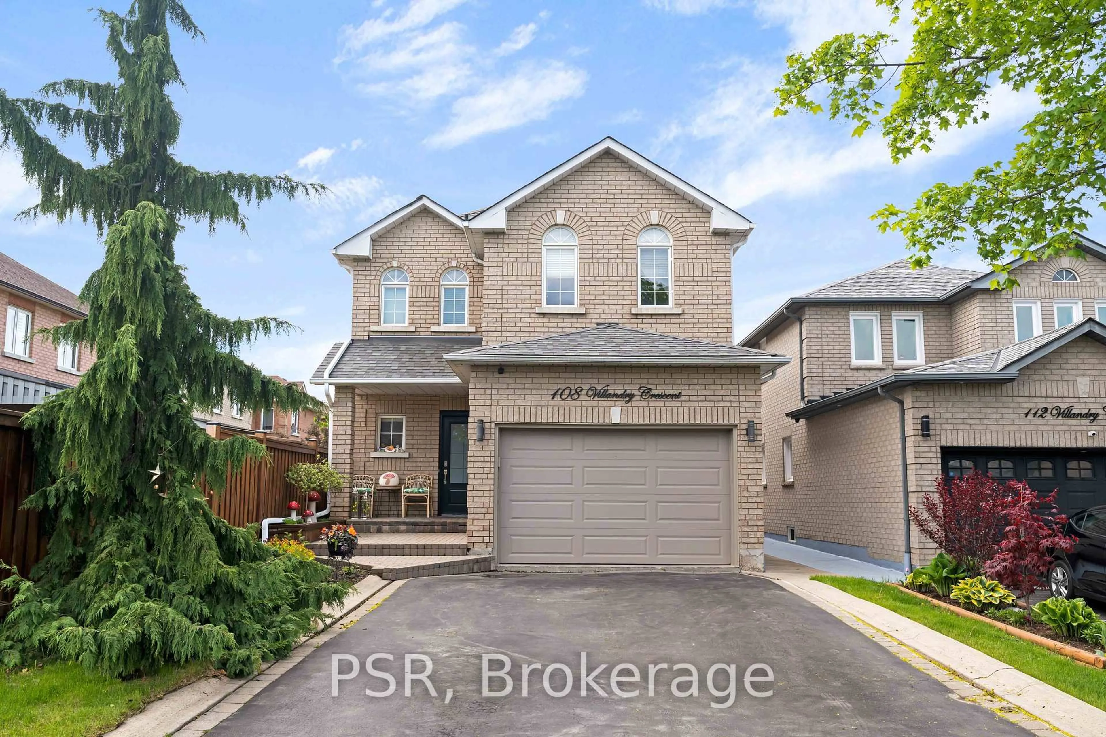Home with brick exterior material, street for 108 Villandry Cres, Vaughan Ontario L6A 2X3