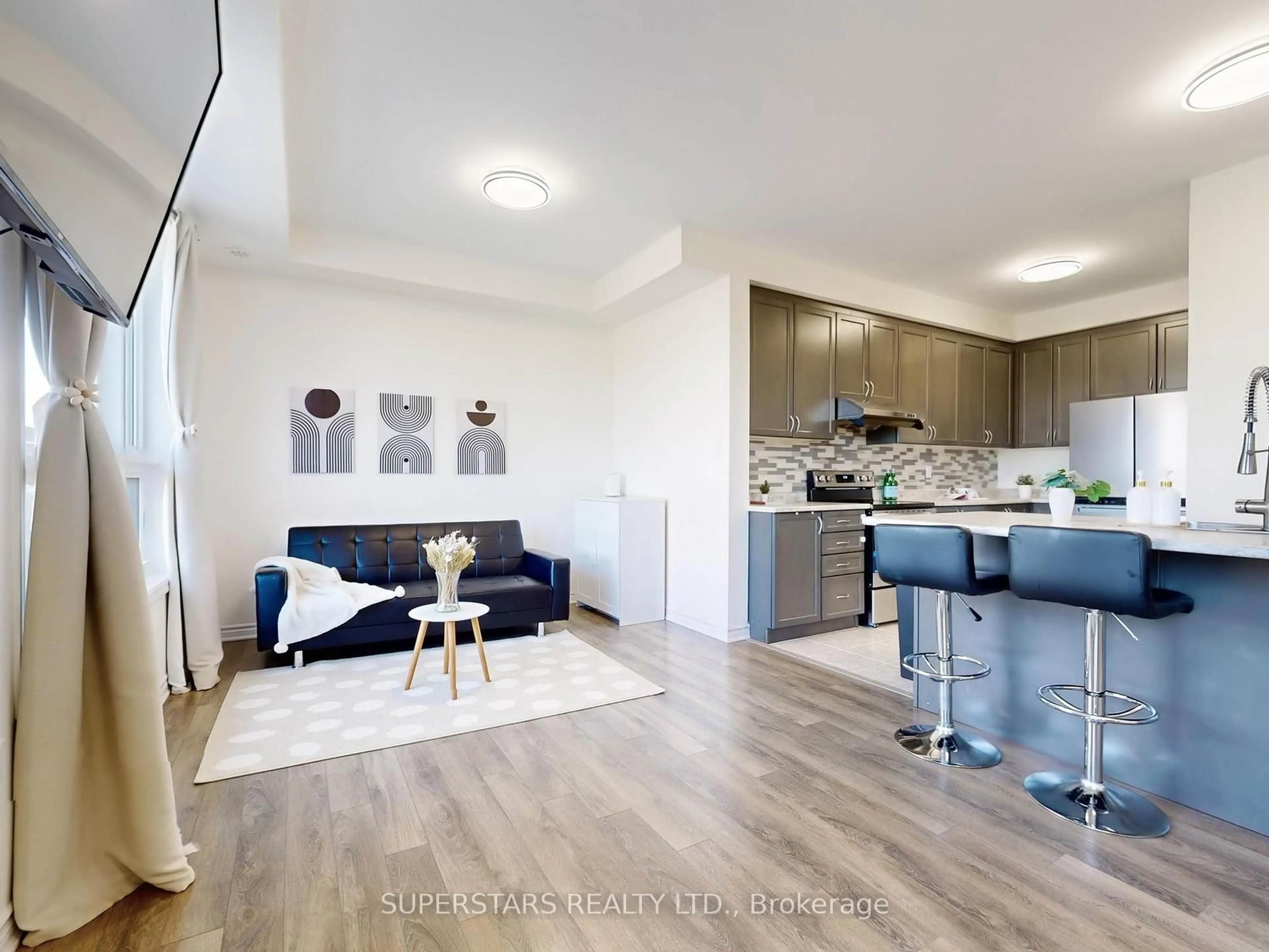 Open concept kitchen, unknown for 360 Arthur Bonner Ave, Markham Ontario L6B 1N2