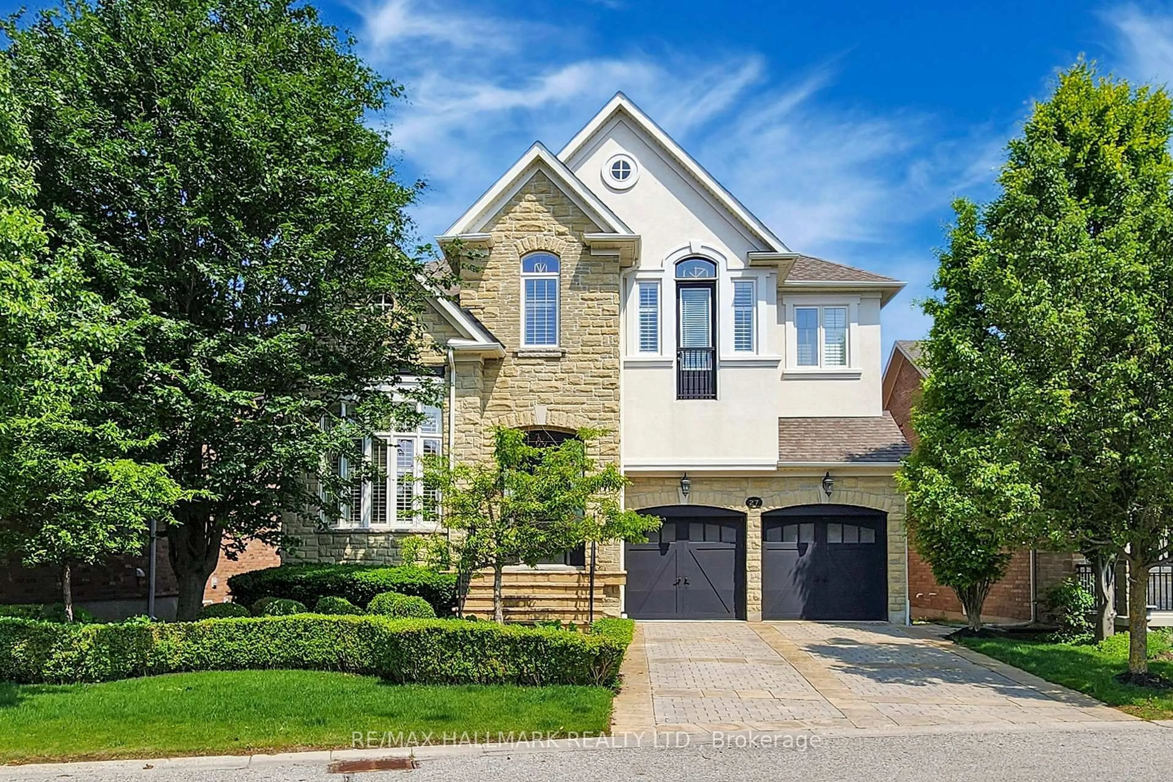 Home with brick exterior material, street for 27 Emerald Heights Dr, Whitchurch-Stouffville Ontario L4A 0C8