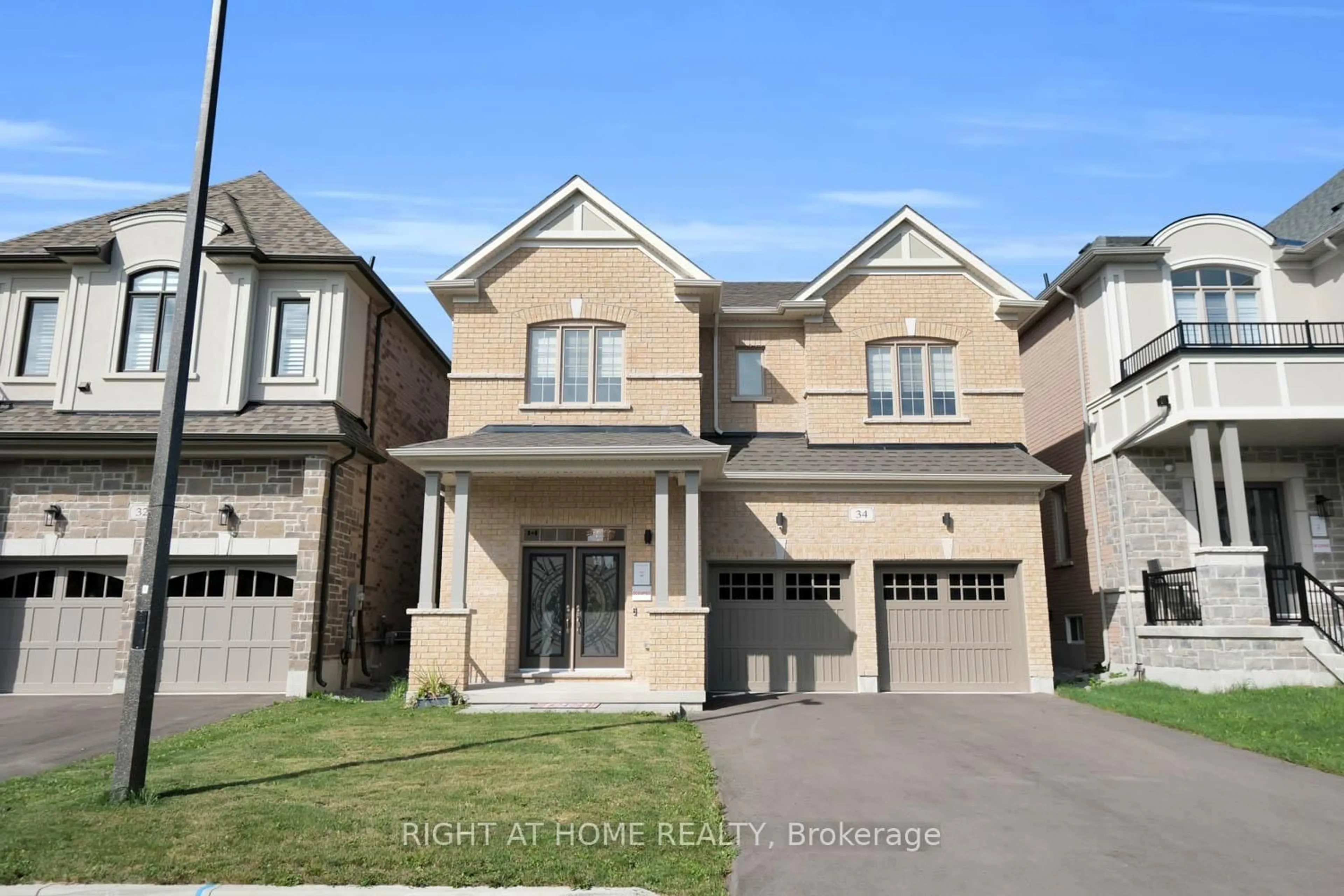 Home with brick exterior material, street for 34 Valleo St, Georgina Ontario L4P 0K1