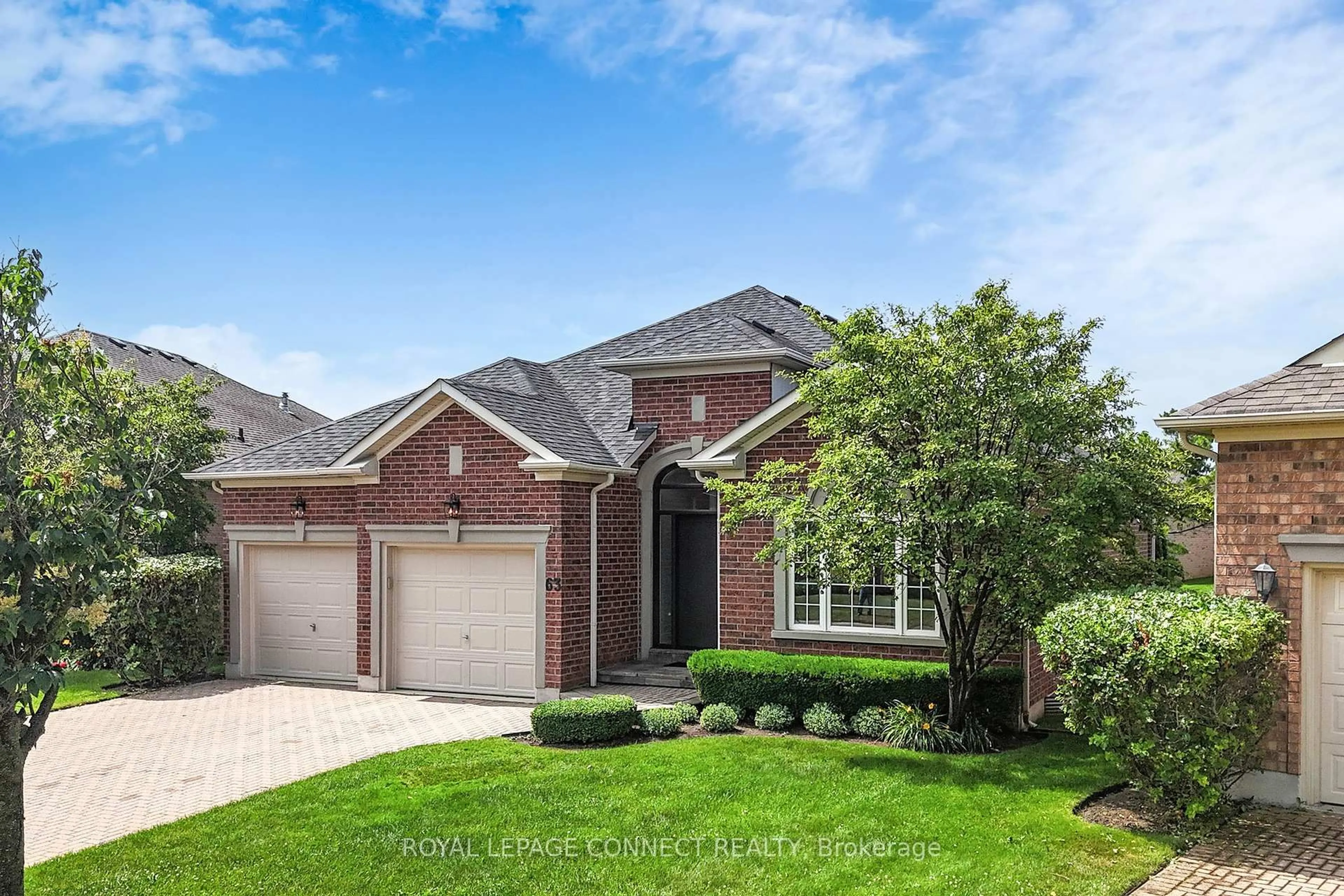 Home with brick exterior material, street for 63 Turn Taylor, Whitchurch-Stouffville Ontario L4A 1R3
