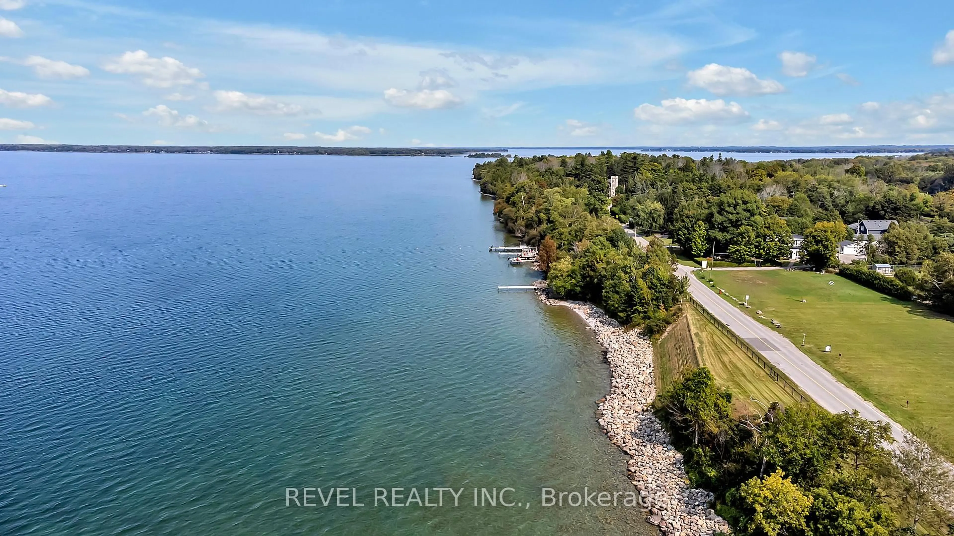 A pic from outside/outdoor area/front of a property/back of a property/a pic from drone, water/lake/river/ocean view for 351 Hedge Rd, Georgina Ontario L0E 1R0
