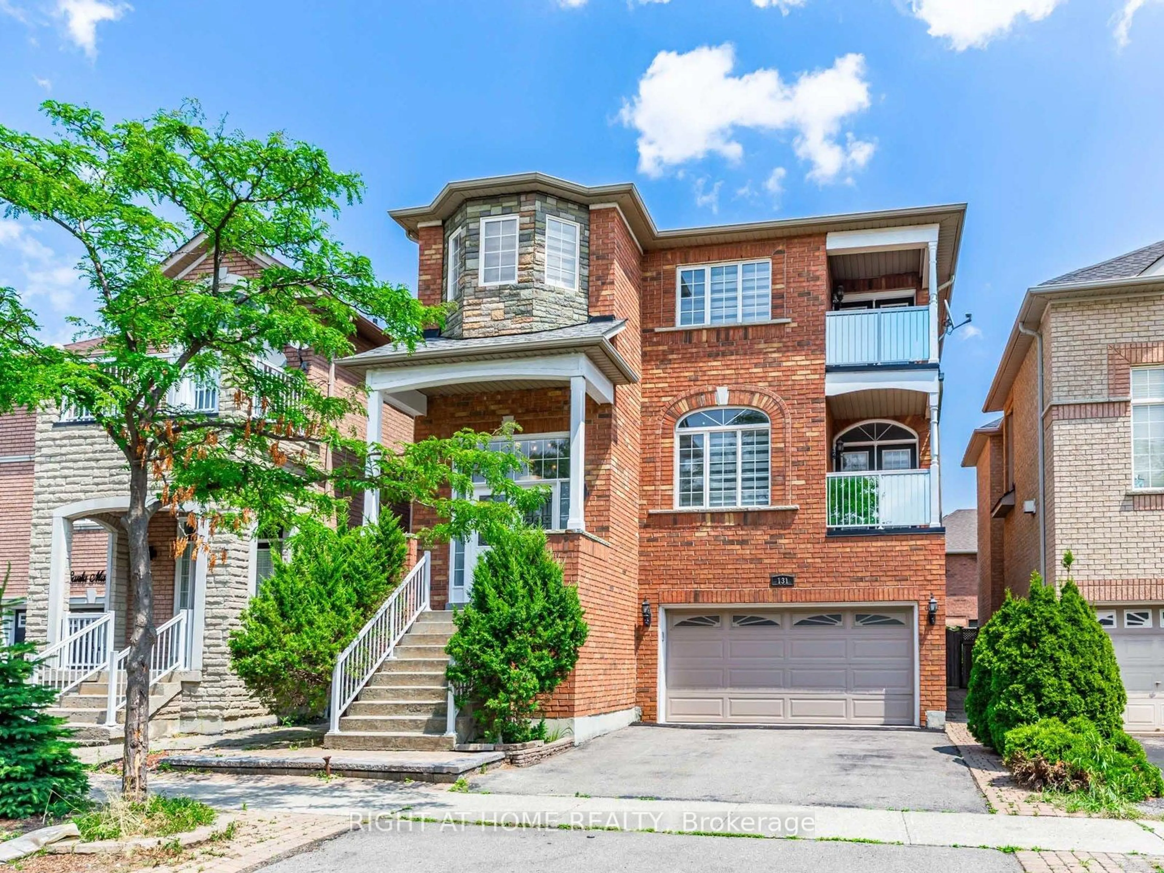 Home with brick exterior material, street for 131 Santa Maria Tr, Vaughan Ontario L6A 3G9