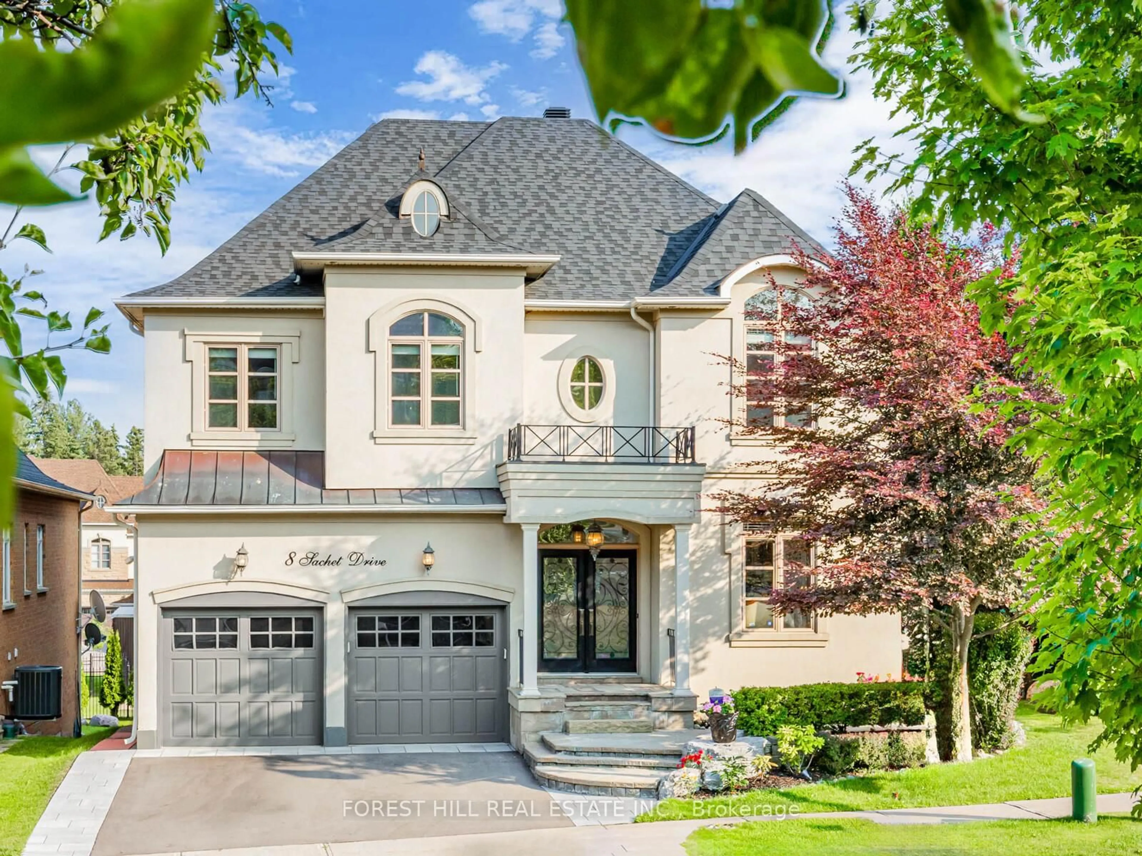 Home with brick exterior material, street for 8 Sachet Dr, Richmond Hill Ontario L4E 4S1