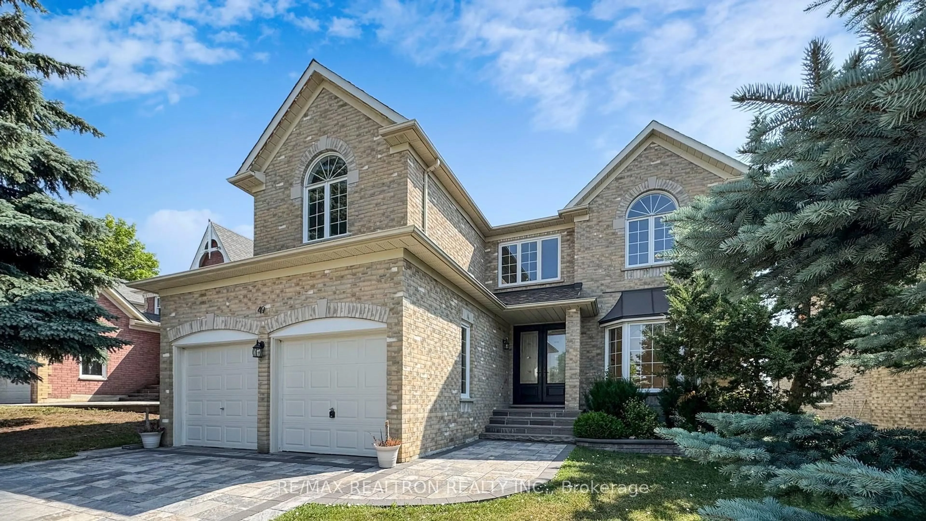 Home with brick exterior material, street for 49 Central Park Dr, Markham Ontario L3P 7S3