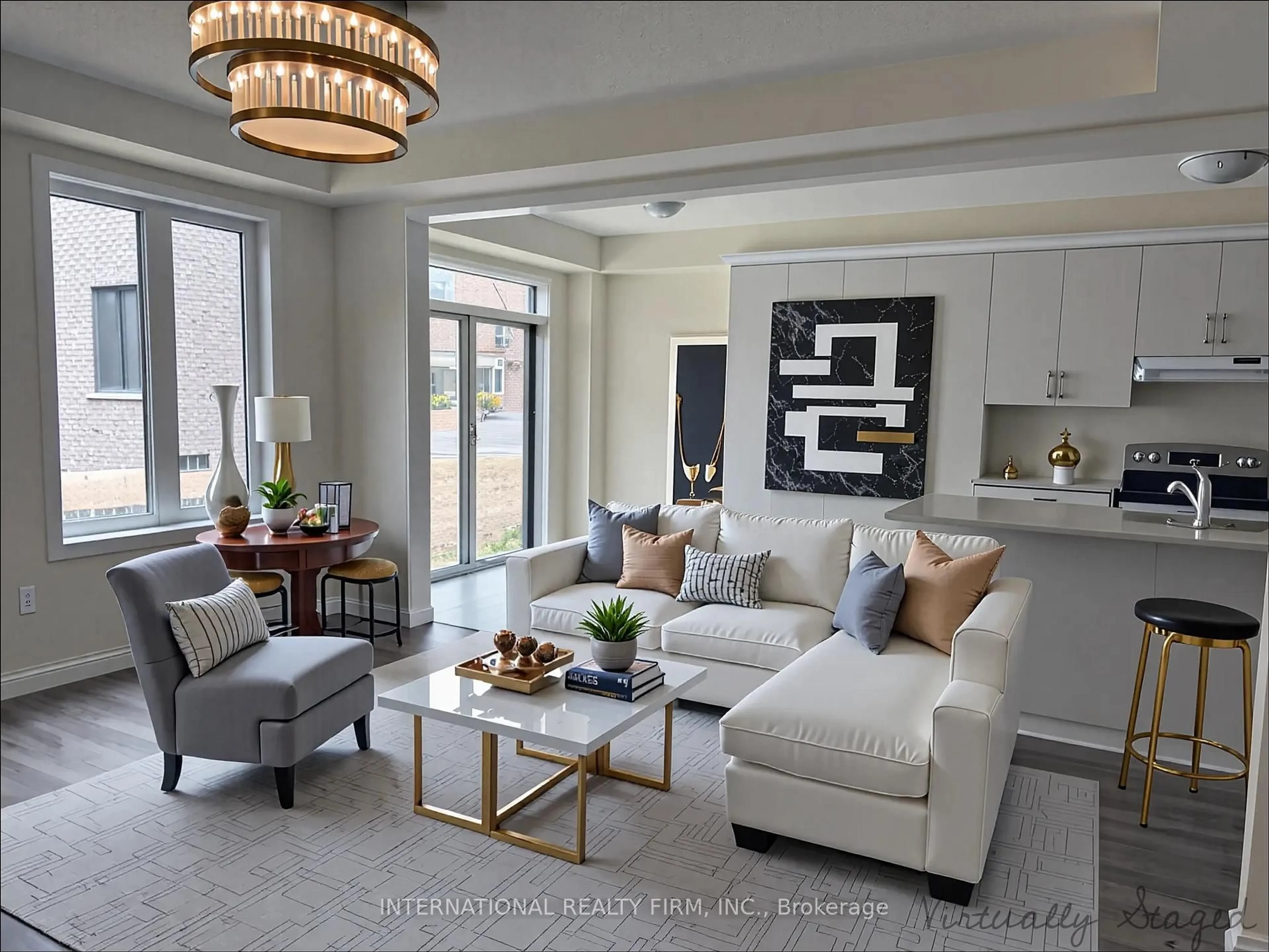 Living room with furniture, unknown for 86 Kenneth Rogers Cres, East Gwillimbury Ontario L0G 1R0