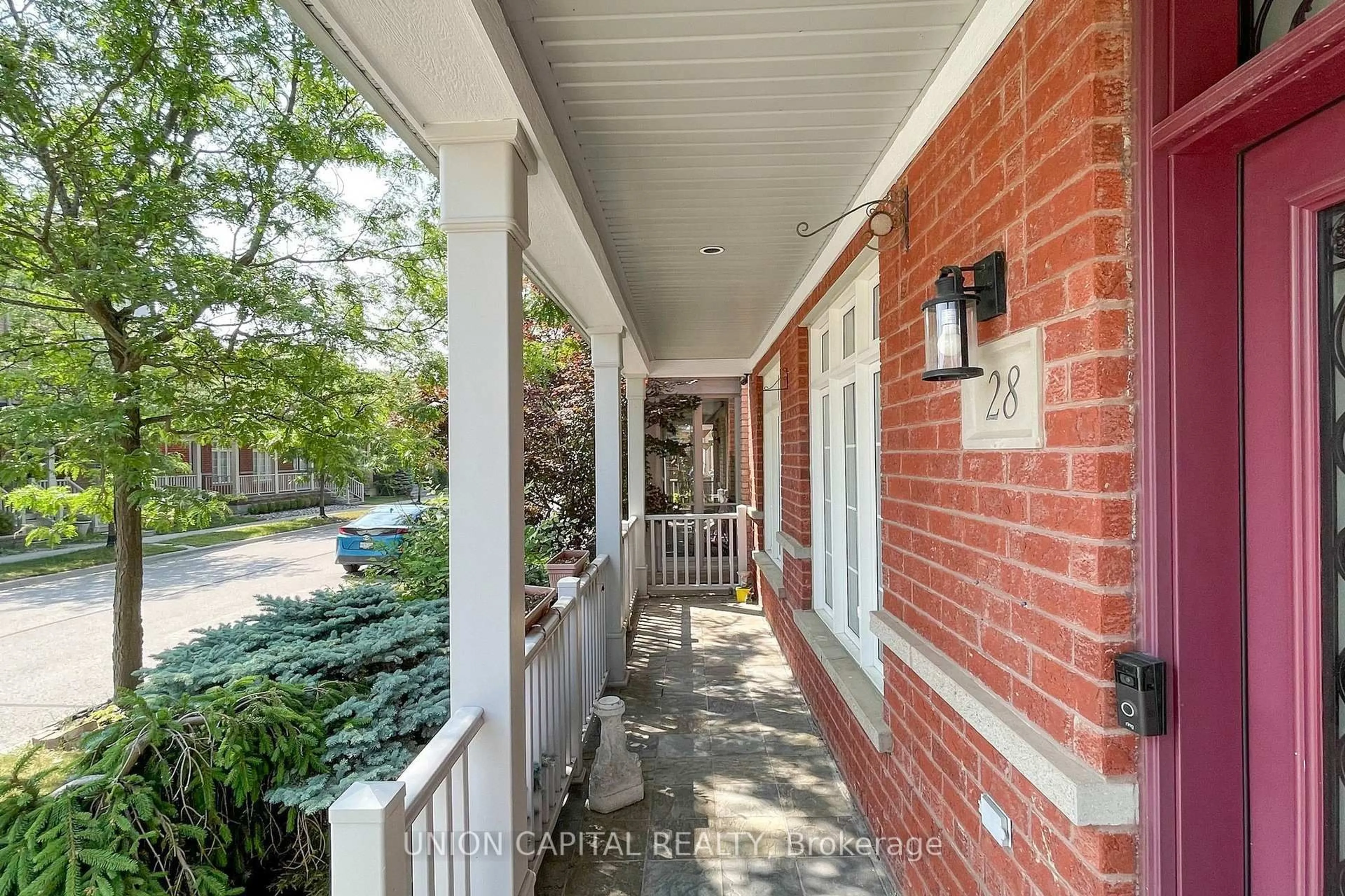 Home with brick exterior material, street for 28 Rock Garden St, Markham Ontario L6B 0P3