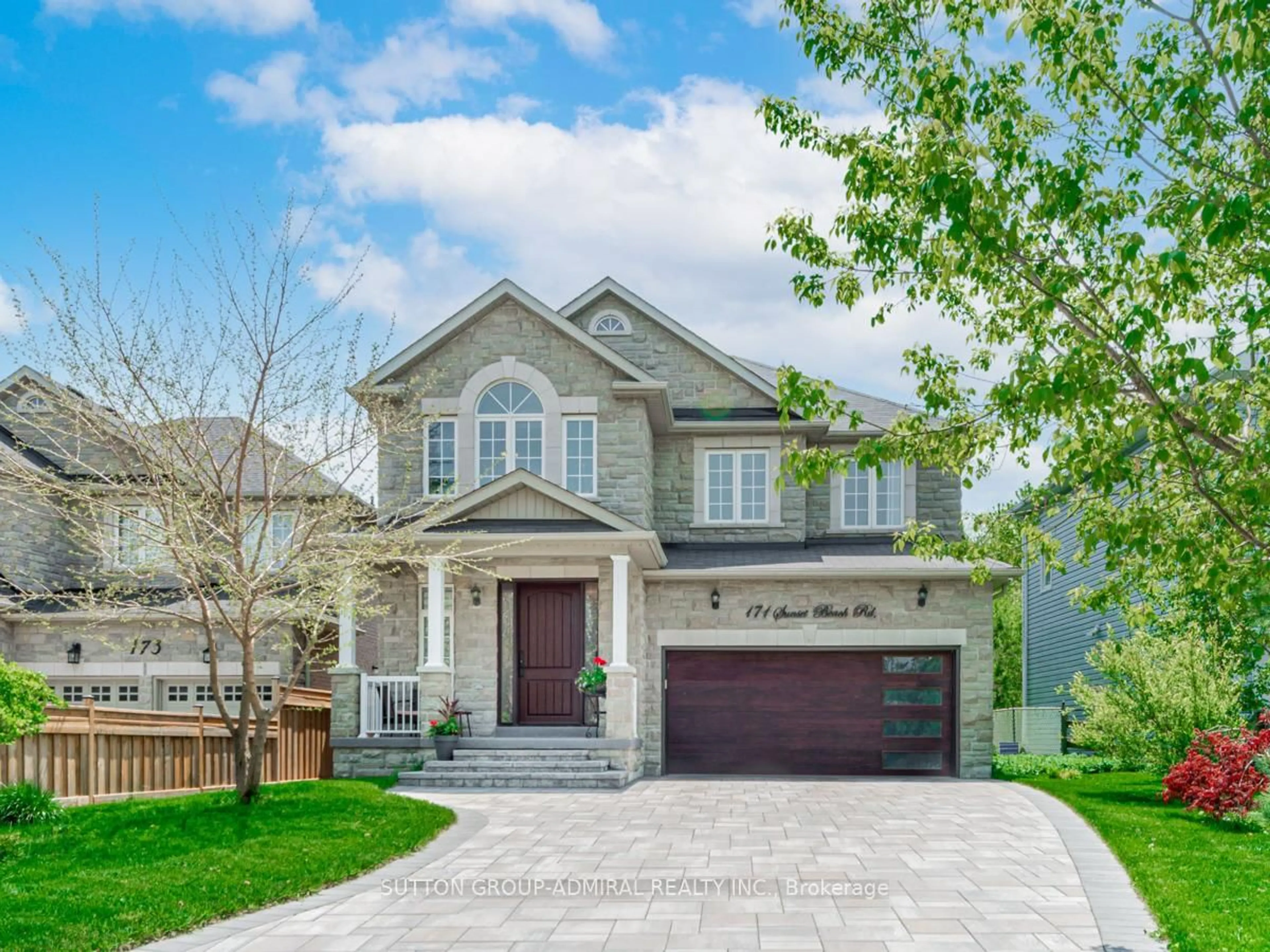Home with brick exterior material, street for 171 Sunset Beach Rd, Richmond Hill Ontario L4E 3G7