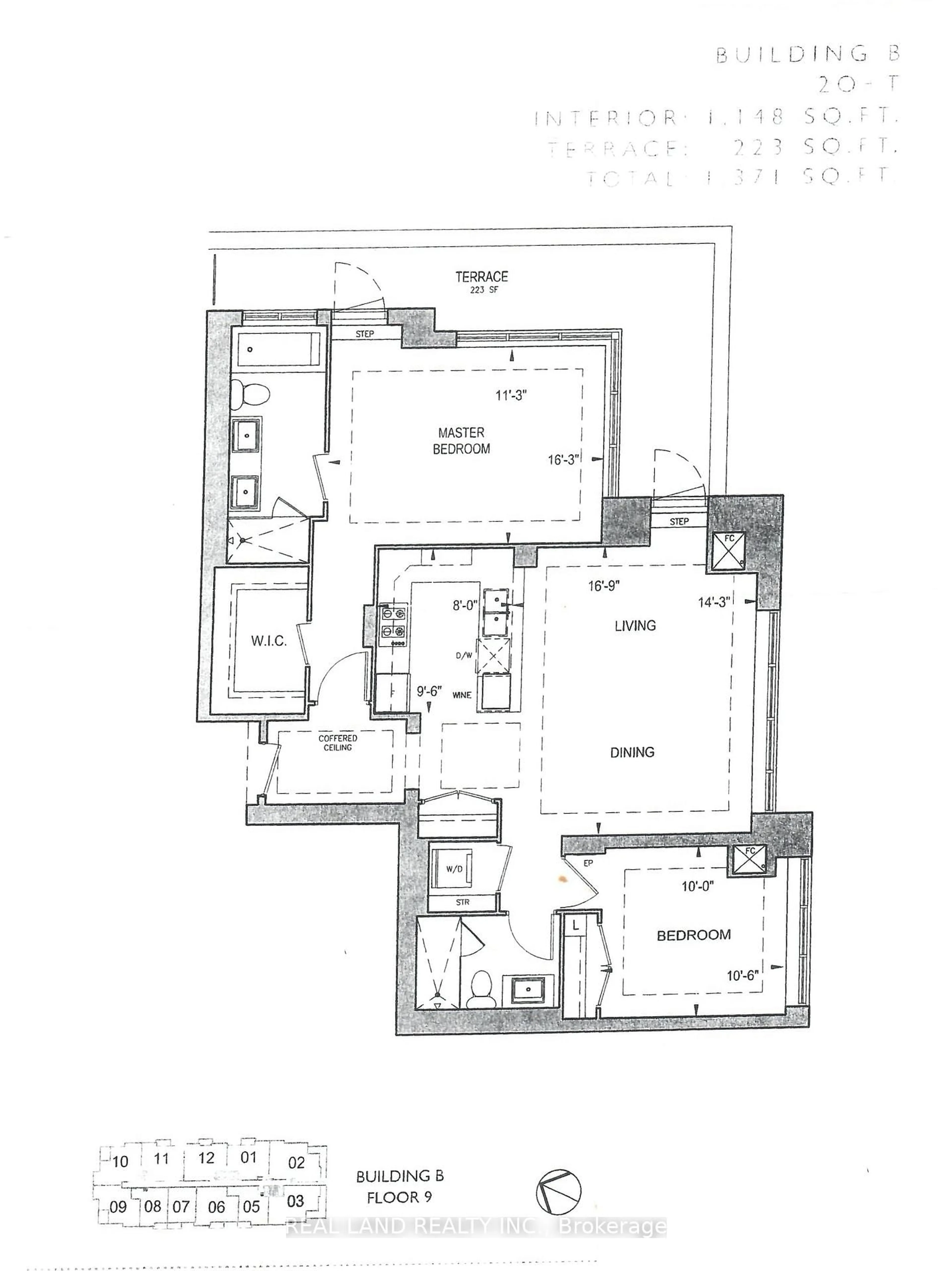 Floor plan for 15 Stollery Pond Cres #903, Markham Ontario L6C 0Y4