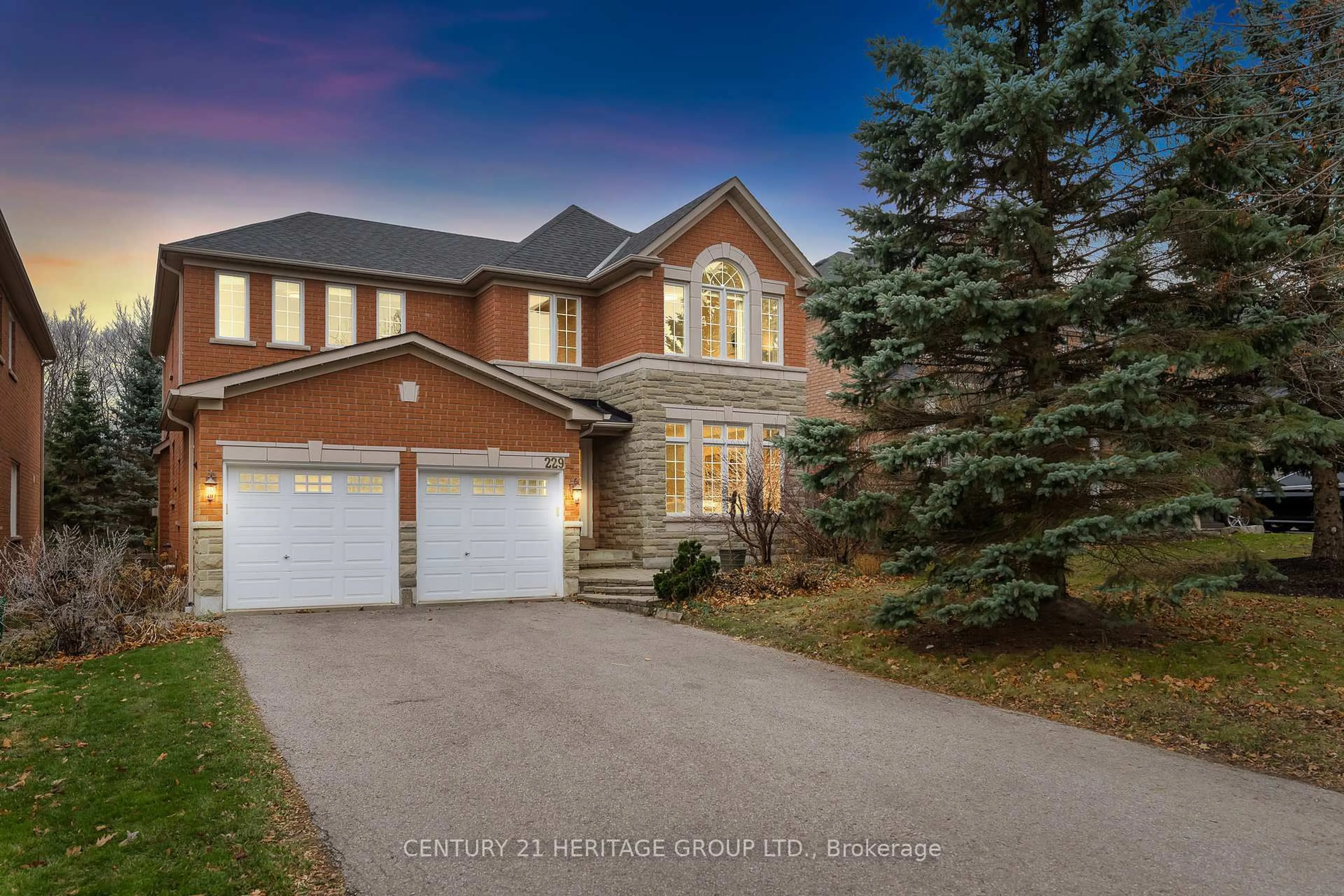 Home with brick exterior material, street for 229 Willis Dr, Aurora Ontario L4G 7M2
