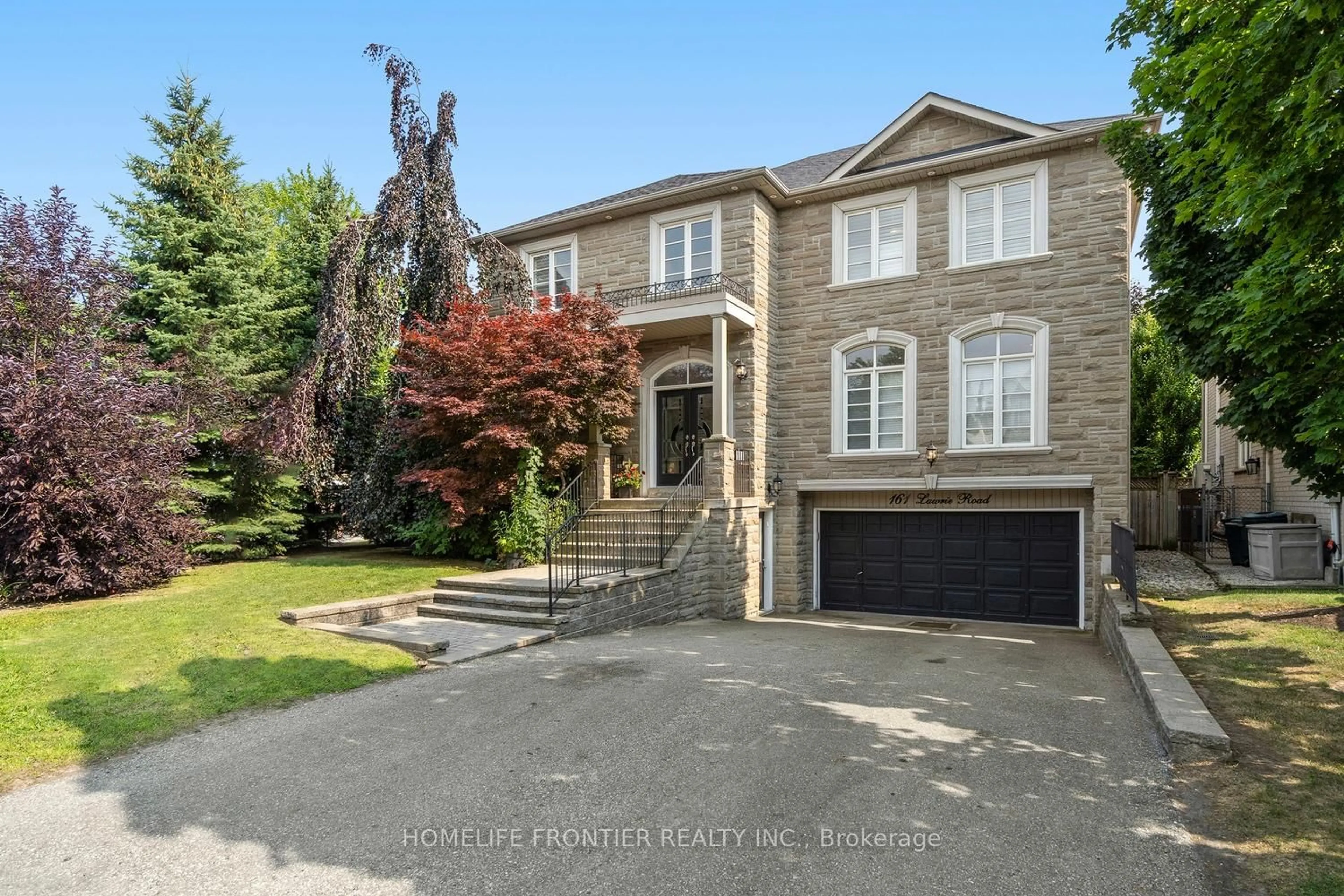 Home with brick exterior material, street for 161 Lawrie Rd, Vaughan Ontario L4J 8N6