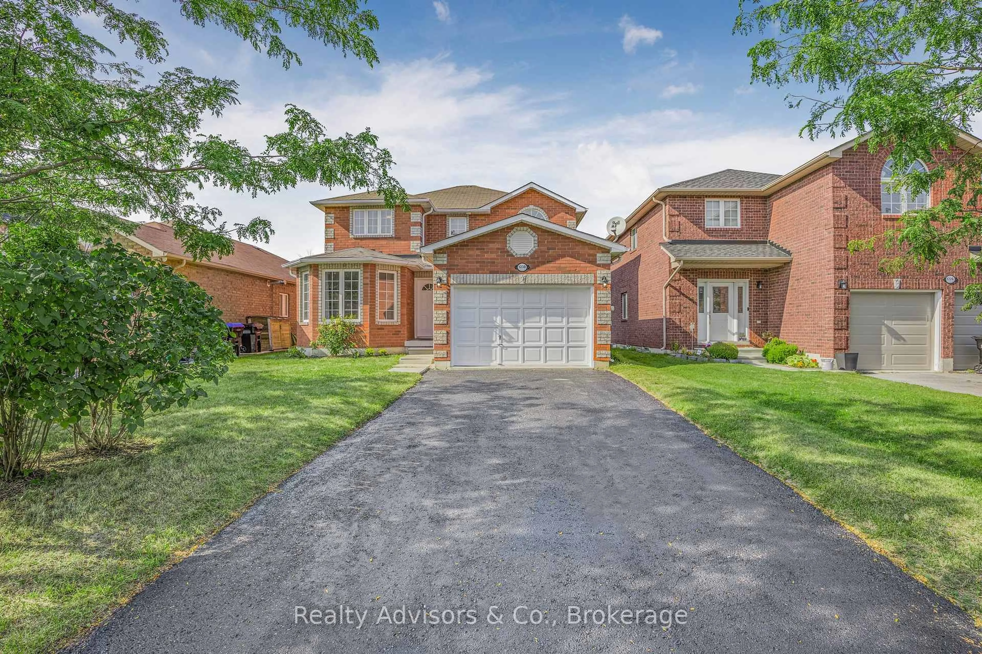 Home with brick exterior material, street for 1230 Lowrie St, Innisfil Ontario L9S 0E5