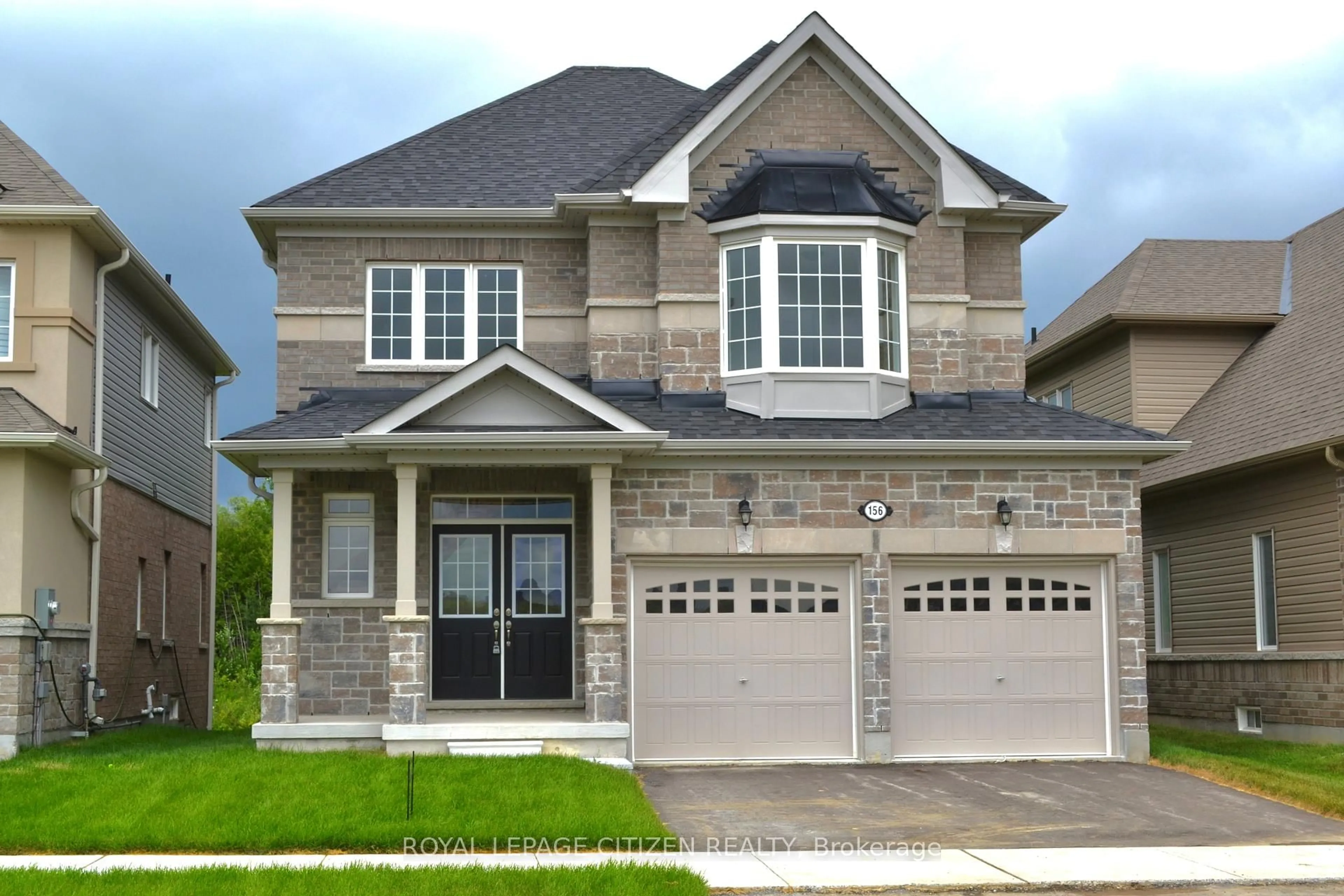 Home with brick exterior material, street for 156 Hawkins St, Georgina Ontario L0E 1R0