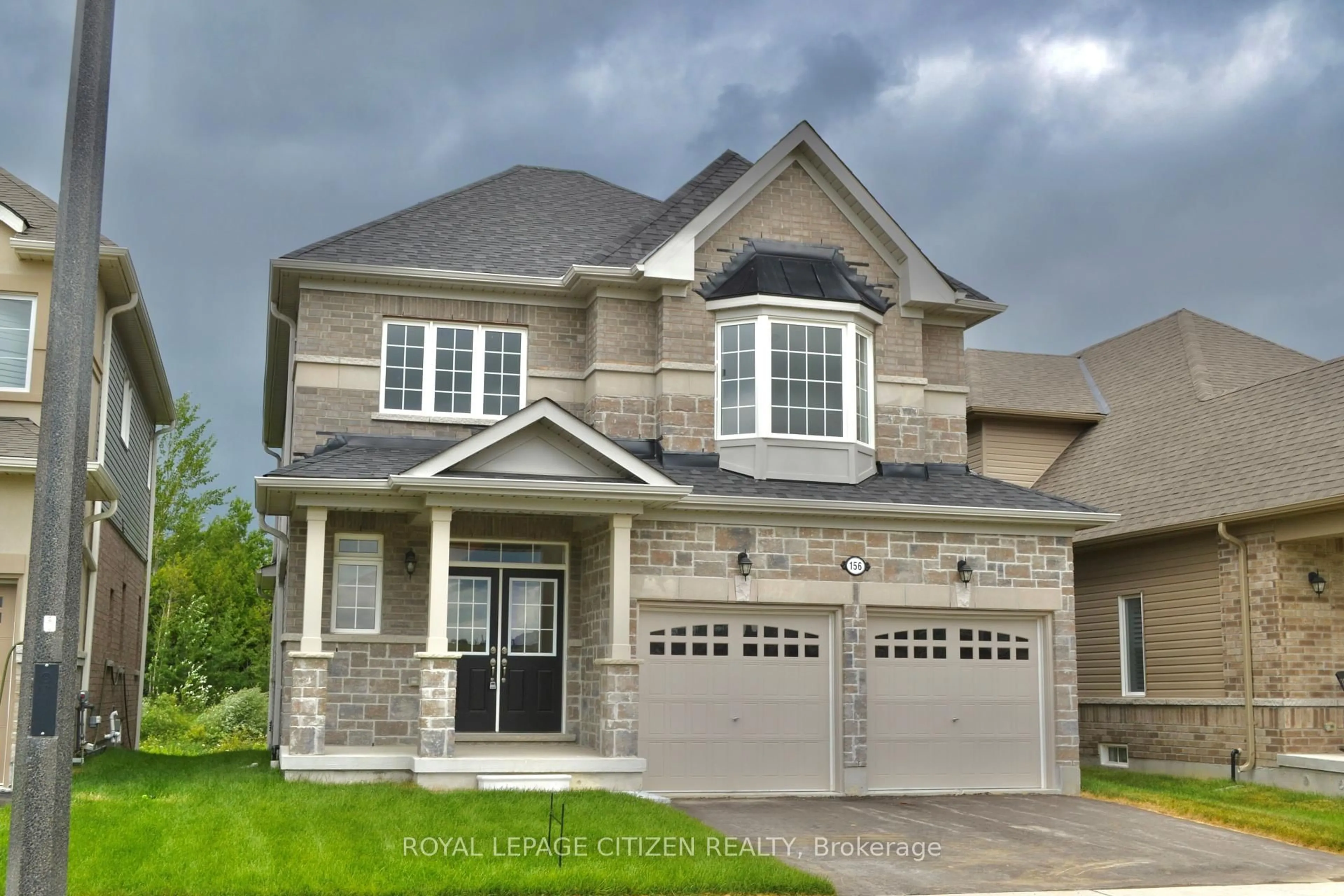 Home with brick exterior material, street for 156 Hawkins St, Georgina Ontario L0E 1R0