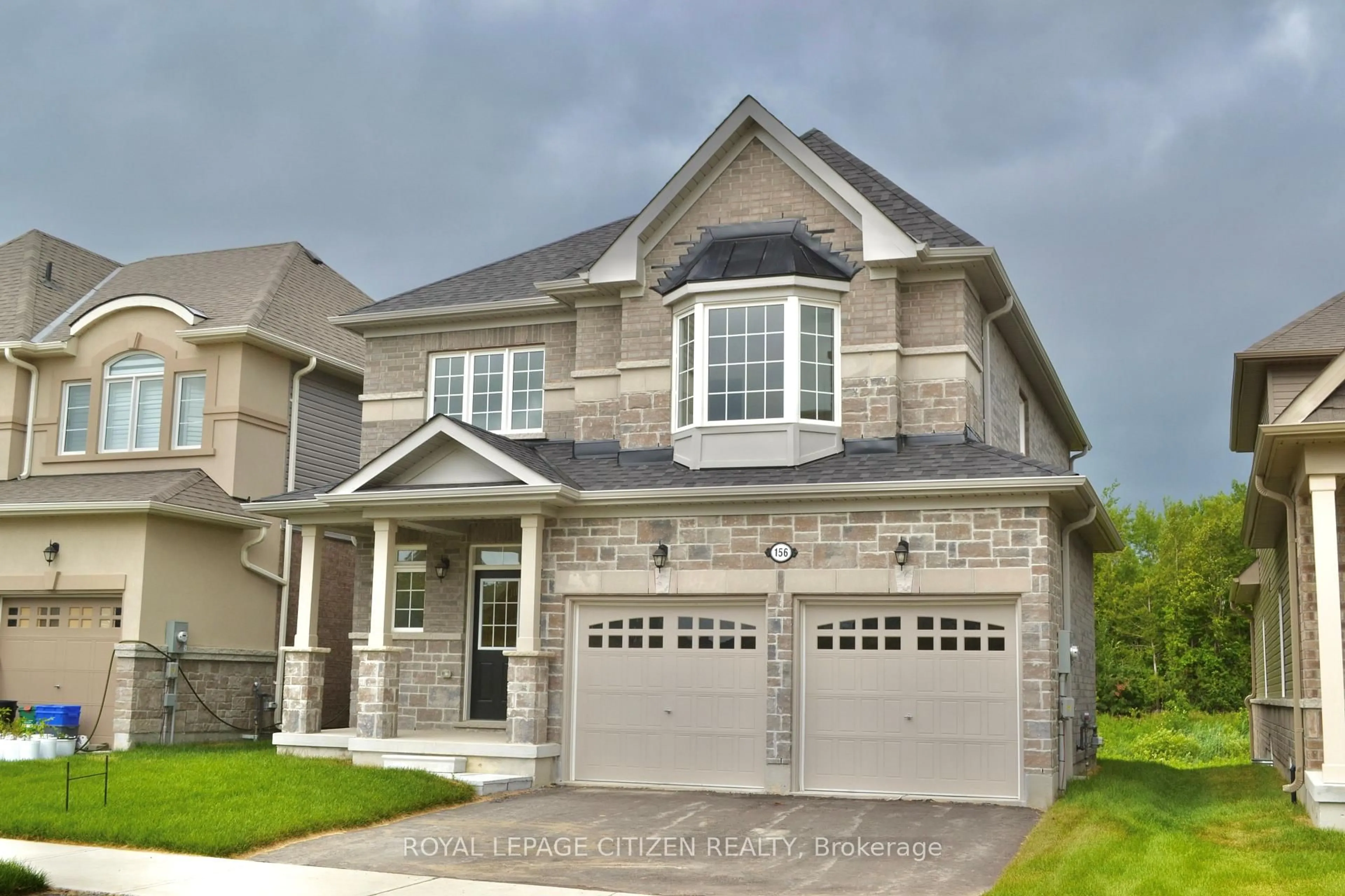 Home with brick exterior material, street for 156 Hawkins St, Georgina Ontario L0E 1R0