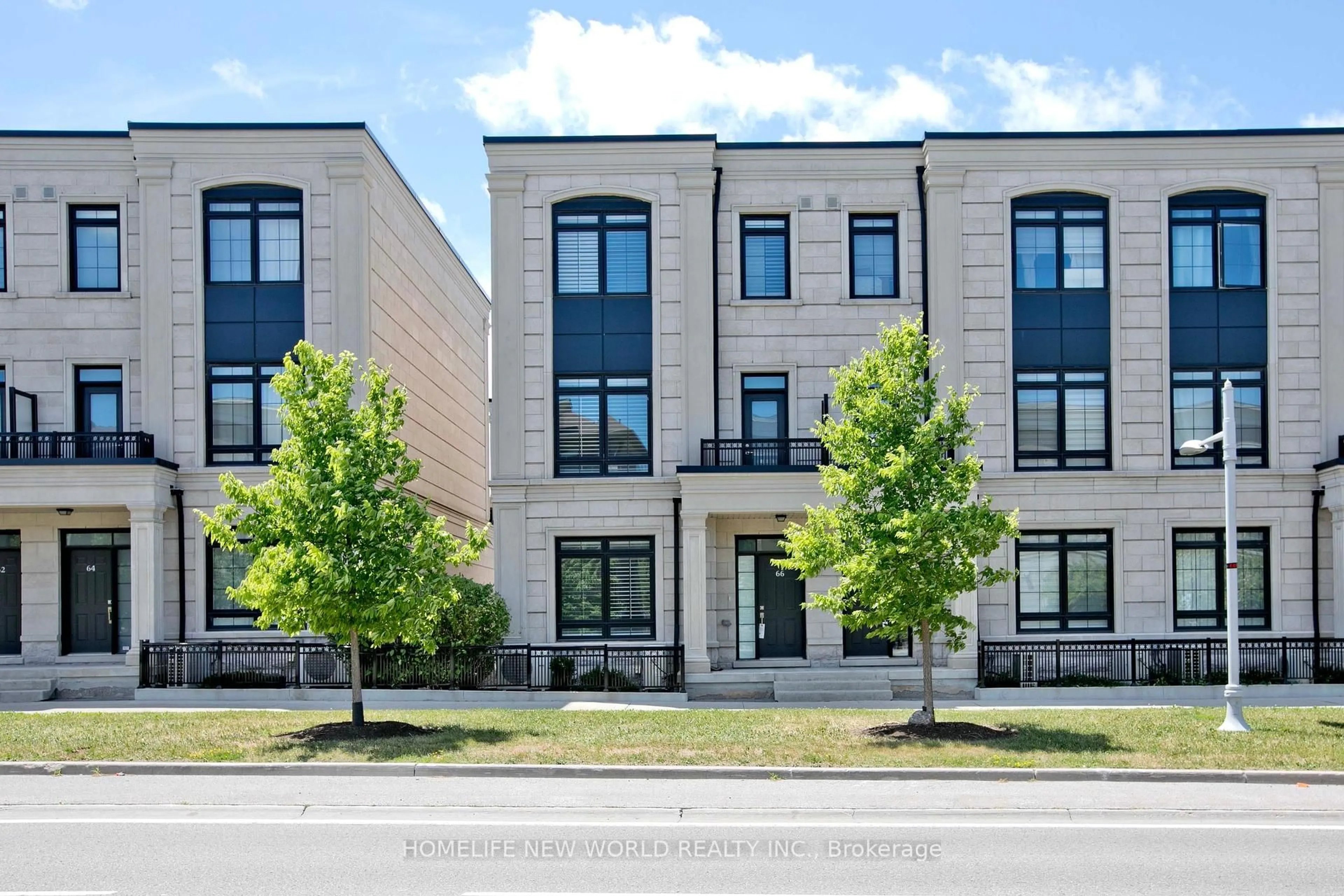 Home with brick exterior material, street for 66 Village Pkwy, Markham Ontario L3R 2E1