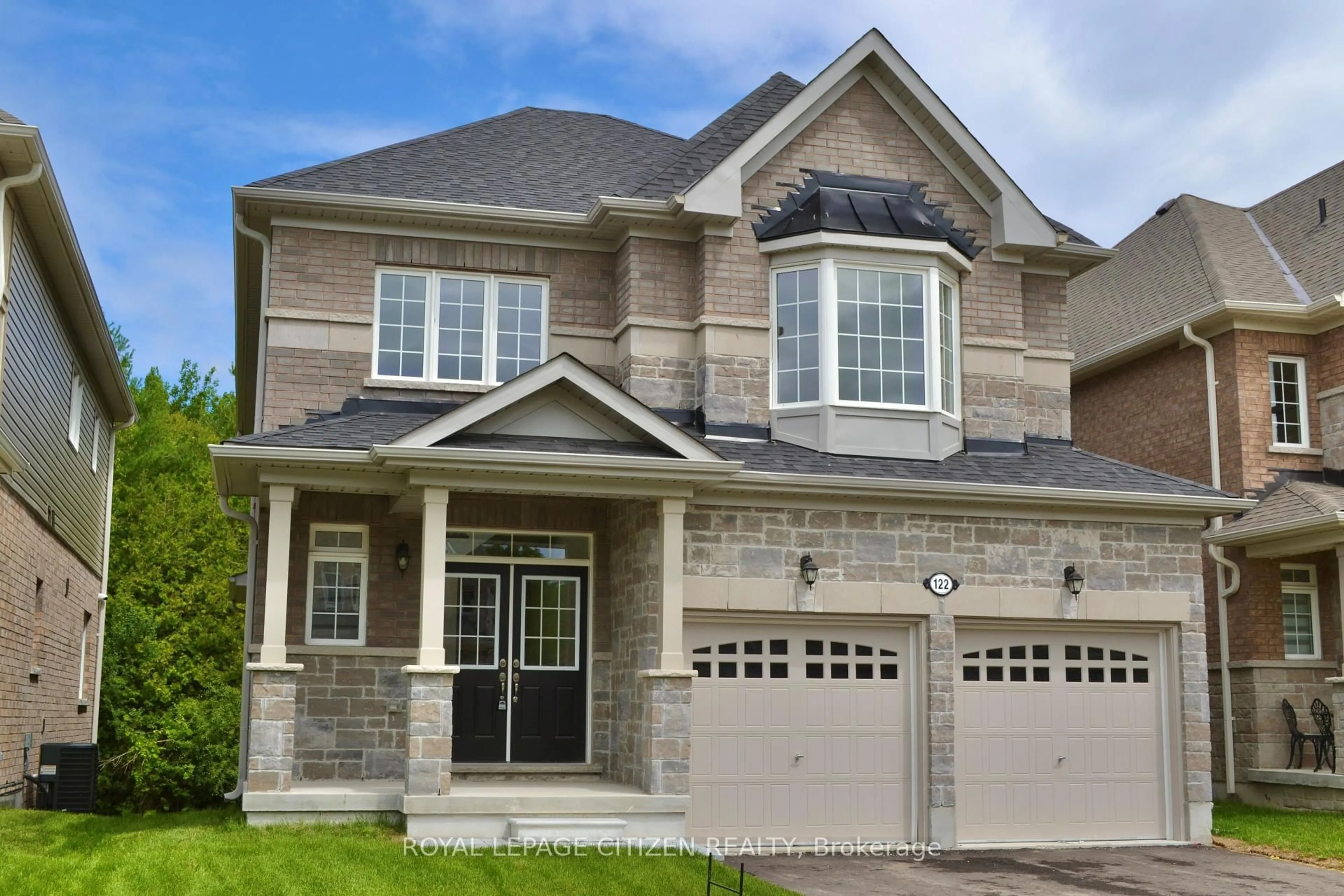 Home with brick exterior material, street for 122 Hawkins St, Georgina Ontario L0E 1R0