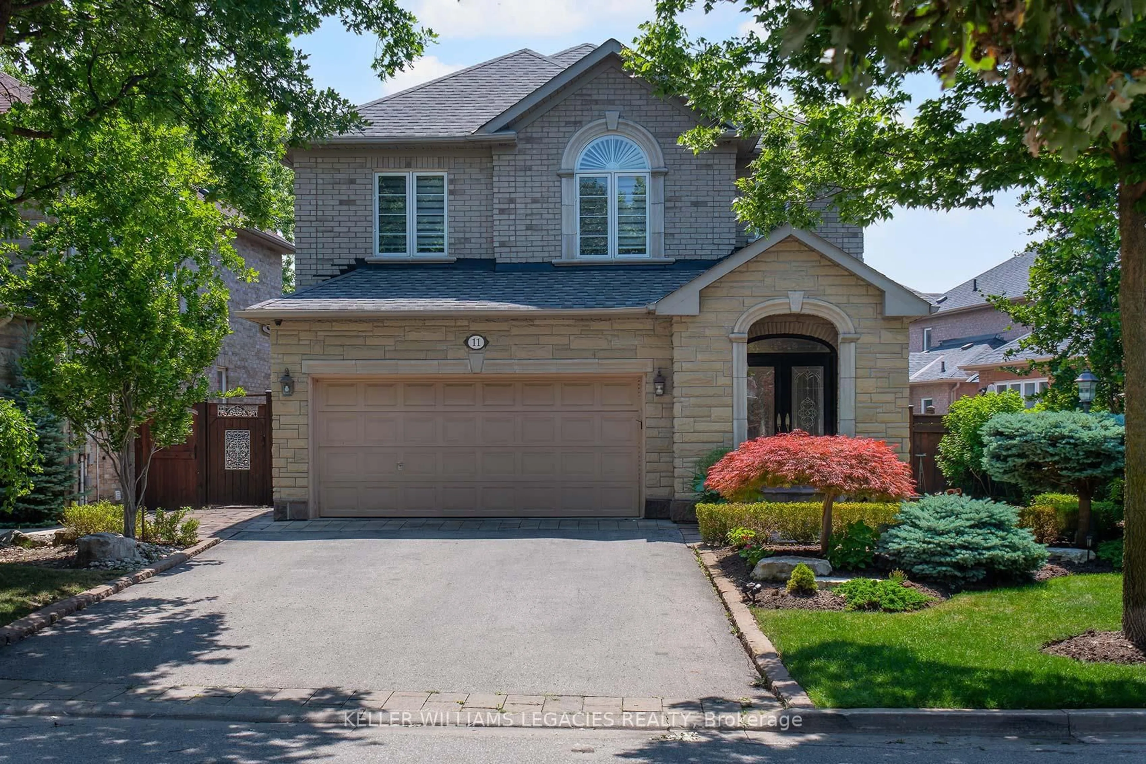 Home with brick exterior material, street for 11 Grapevine Dr, Vaughan Ontario L4H 2W3