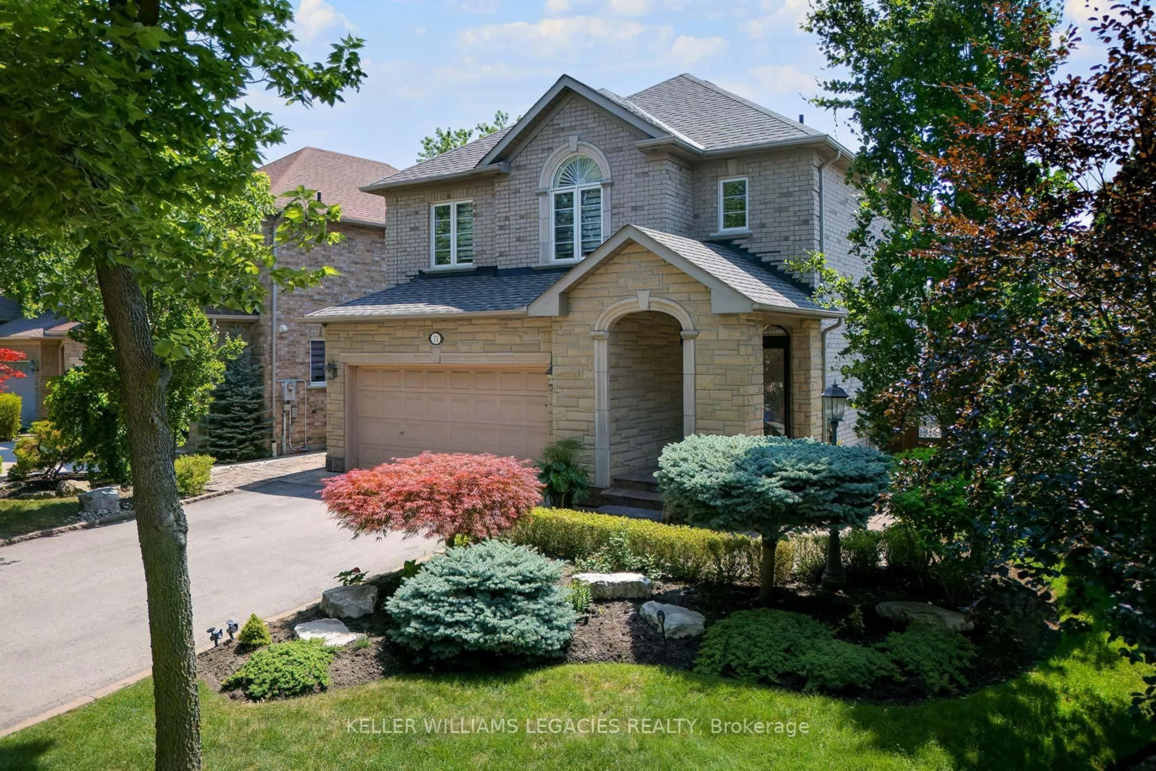 Home with brick exterior material, street for 11 Grapevine Dr, Vaughan Ontario L4H 2W3