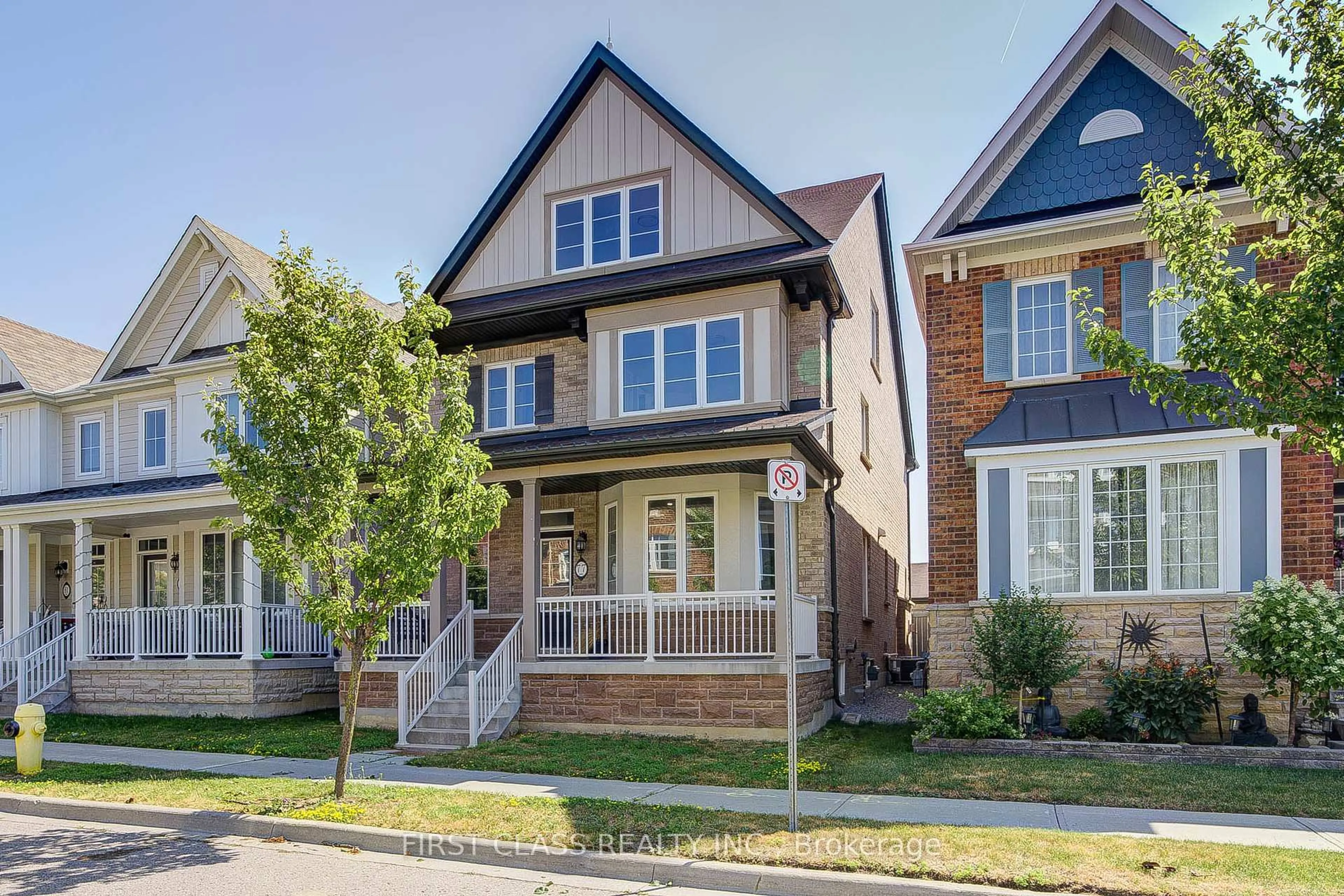 Home with brick exterior material, street for 77 Diamond Jubilee Dr, Markham Ontario L6B 0Y5