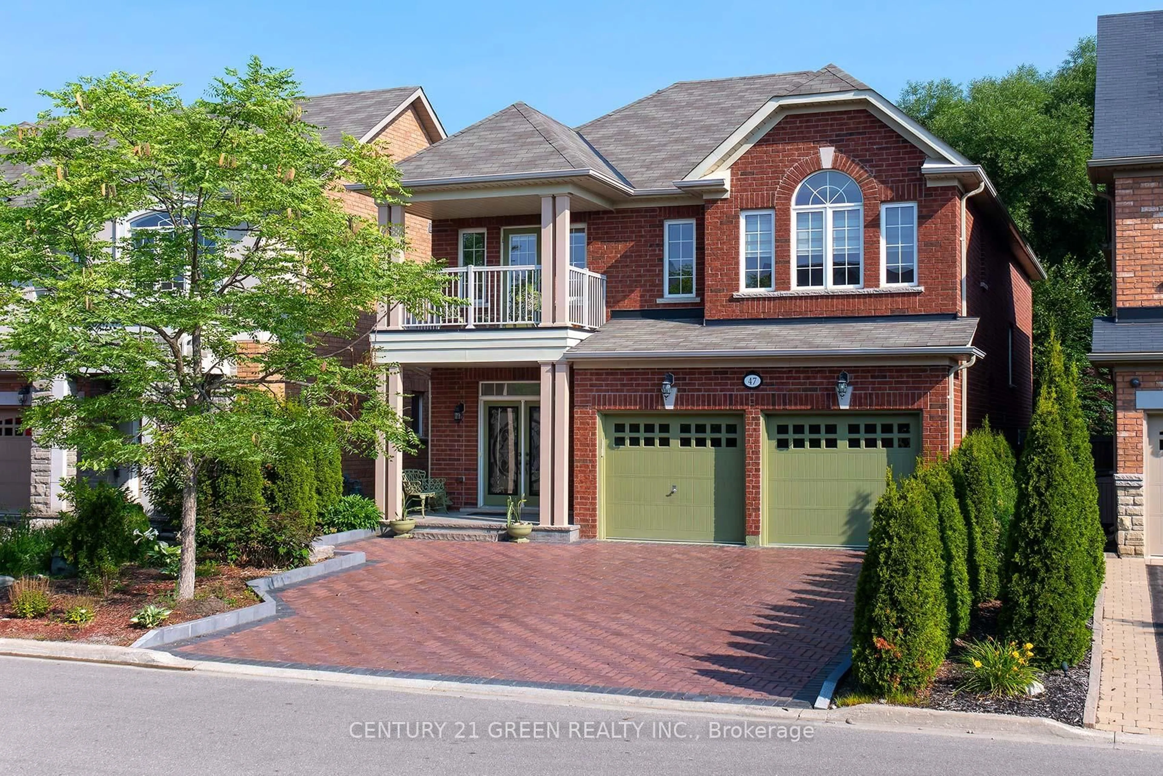 Home with brick exterior material, street for 47 Ironbark Crt, Vaughan Ontario L6A 4S6