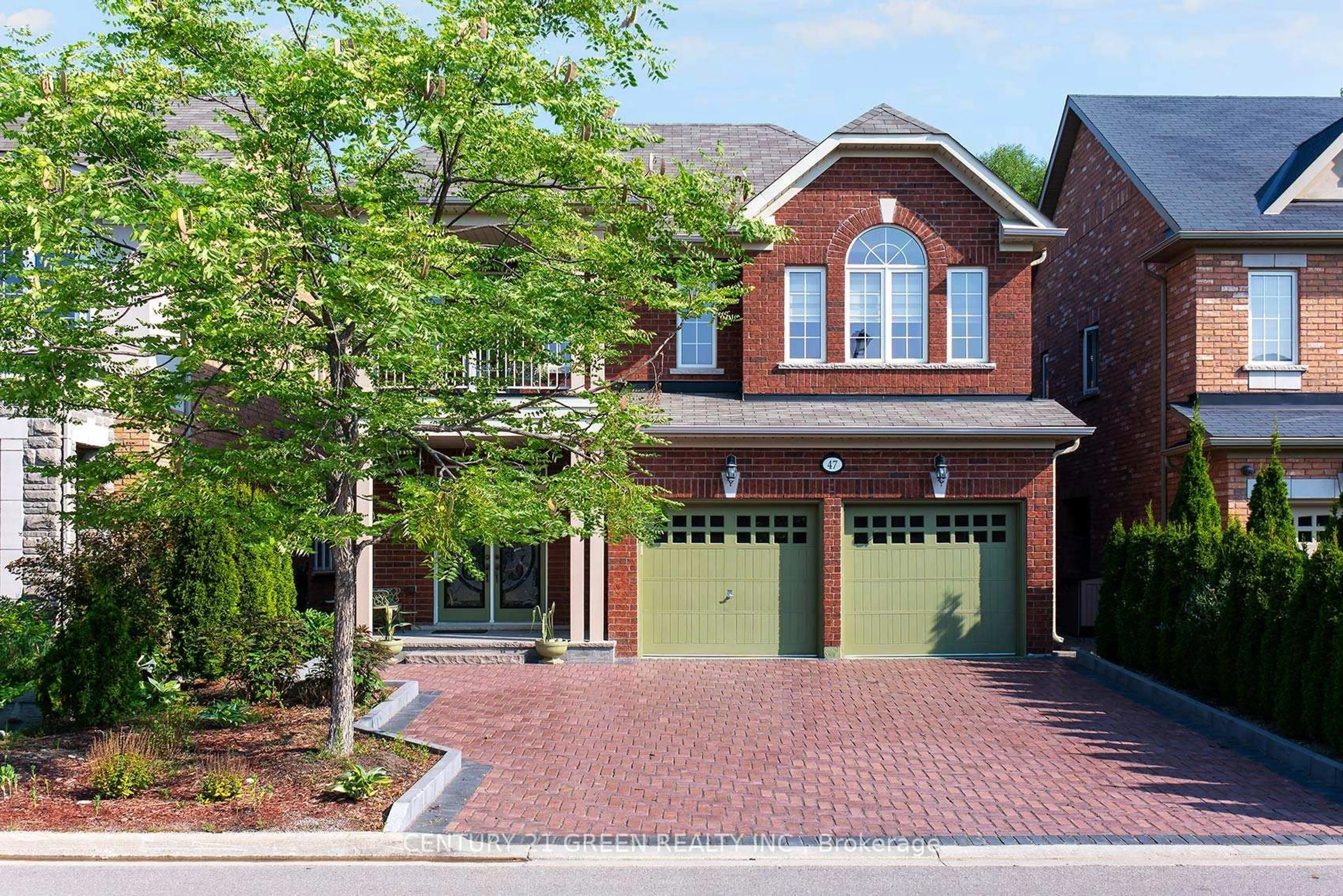 Home with brick exterior material, street for 47 Ironbark Crt, Vaughan Ontario L6A 4S6
