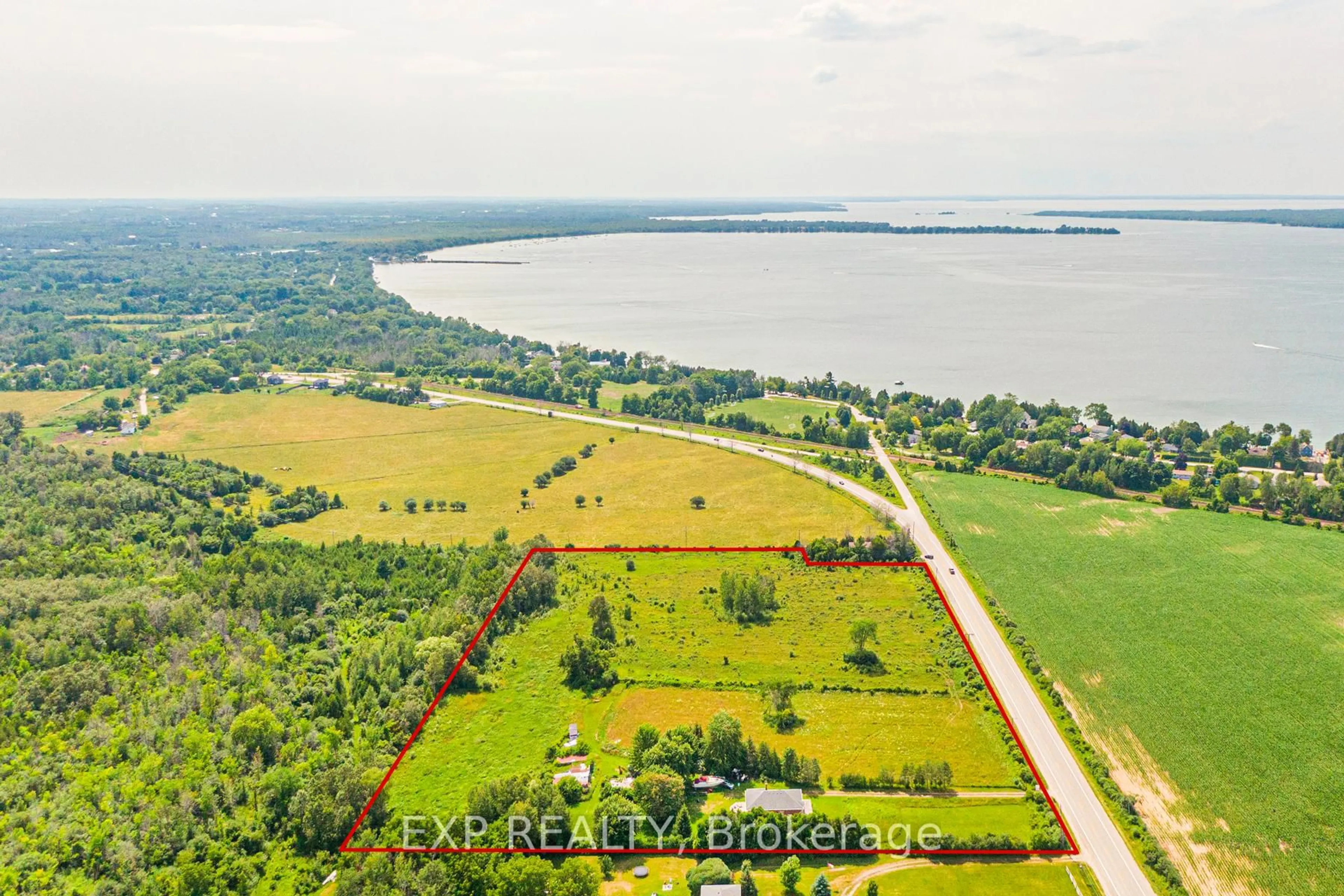 A pic from outside/outdoor area/front of a property/back of a property/a pic from drone, water/lake/river/ocean view for B130 Durham Regional Road 23, Brock Ontario L0K 1A0