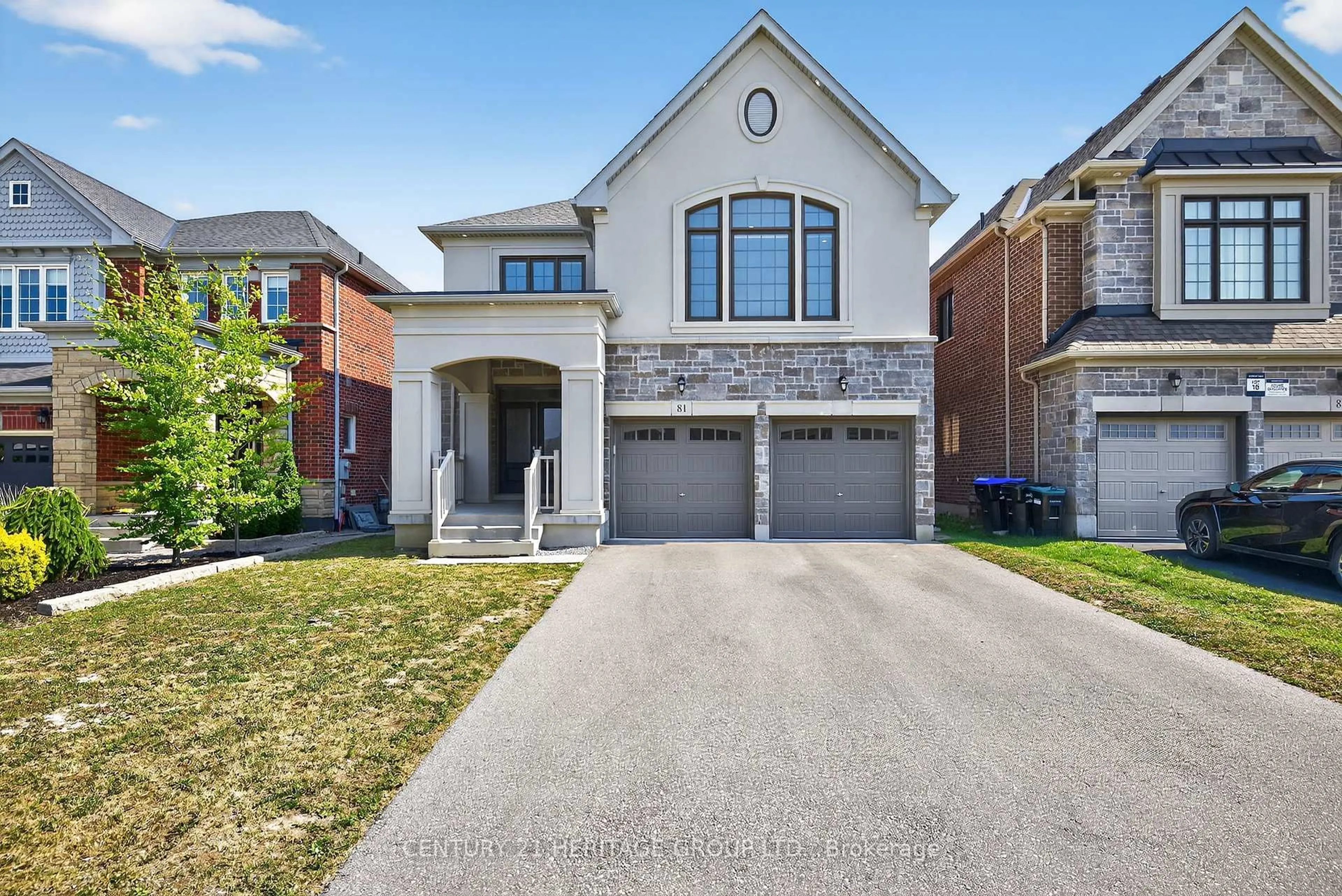 Home with brick exterior material, street for 81 Wandering Glider Tr, Bradford West Gwillimbury Ontario L3Z 4K8