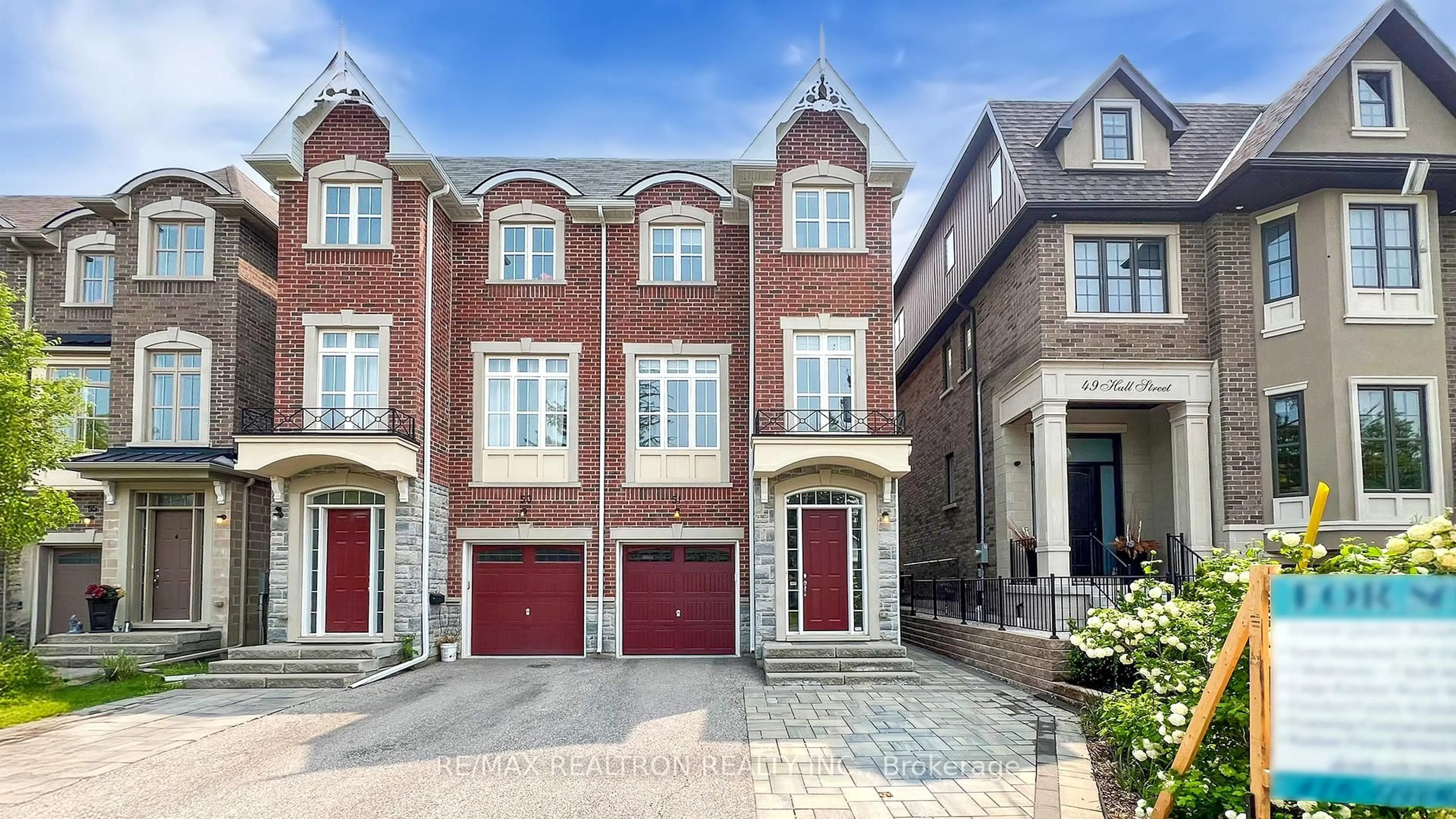 Home with brick exterior material, street for 51 Hall St, Richmond Hill Ontario L4C 4N7